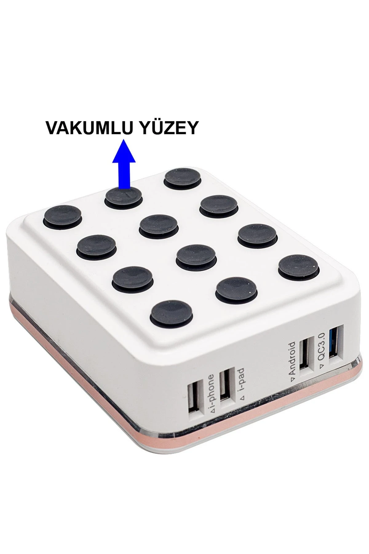 Konfulon C29 6 USB 3.0 Quick Masa Şarj Cihazı — görsel 2