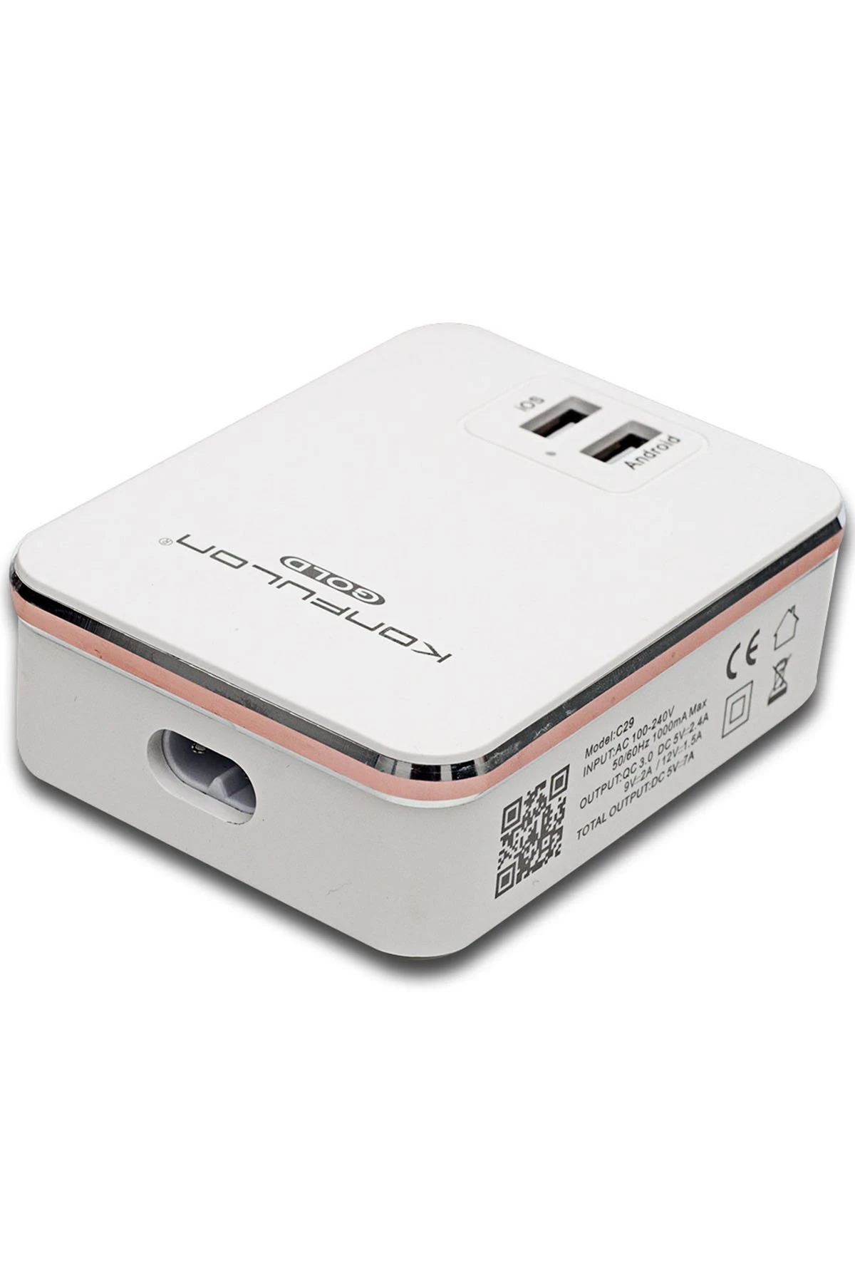 Konfulon C29 6 USB 3.0 Quick Masa Şarj Cihazı — görsel 3