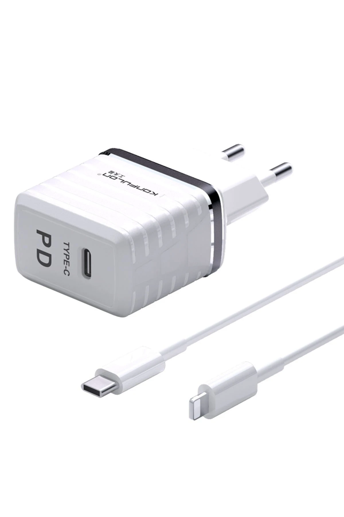 Konfulon C32D 20W PD Şarj Cihazı + DC13 1M 20W Type-C to Lightning Kablolu Şarj Cihazı iphone Uyumlu — görsel 2