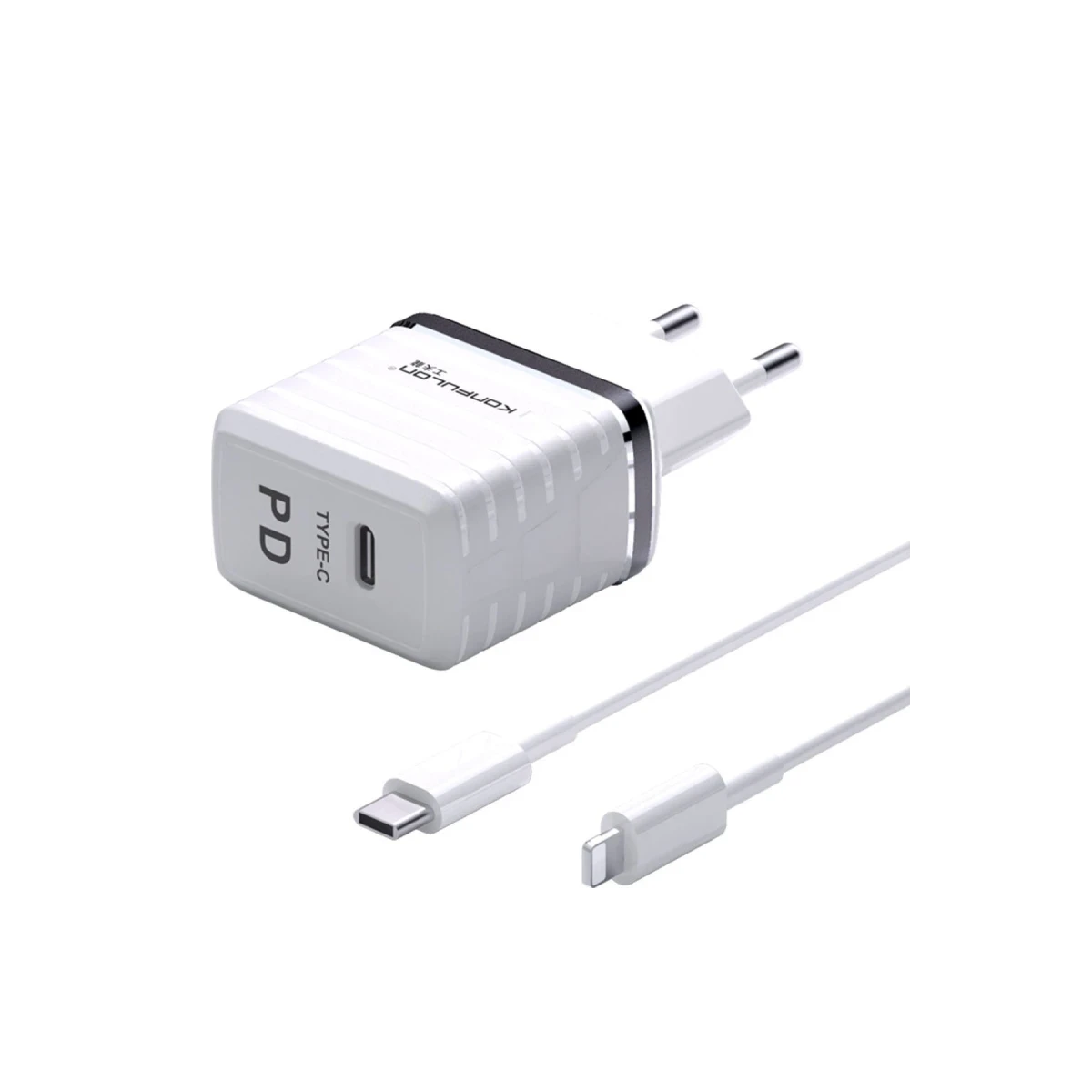 Konfulon C32D 20W PD Şarj Cihazı + DC13 1M 20W Type-C to Lightning Kablolu Şarj Cihazı iphone Uyumlu — görsel 7