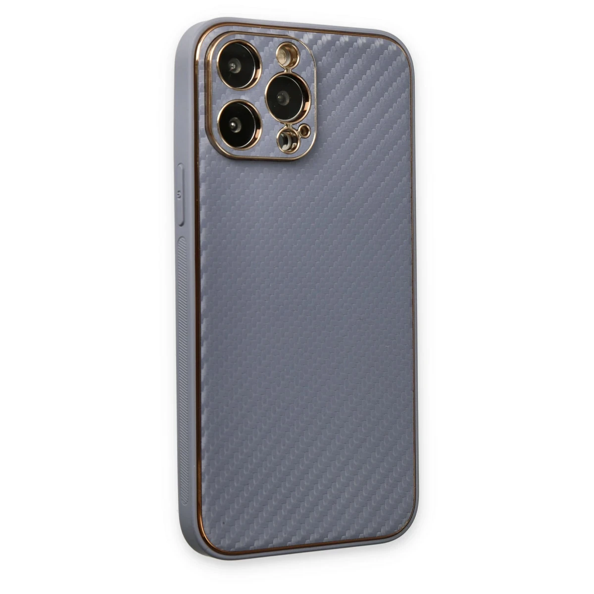 Newface Apple iPhone 13 Pro Kılıf Coco Karbon Silikon - Gri