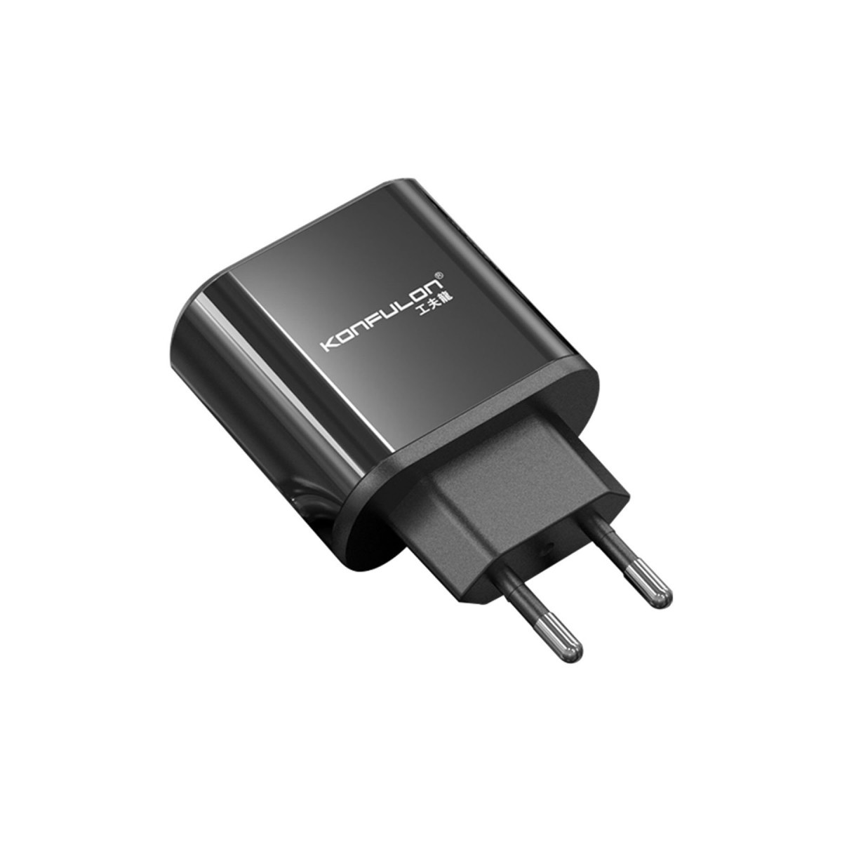 Konfulon C66 Type-C PD 18W Dijital Seyahat Hızlı Şarj Cihazı - Siyah — görsel 11