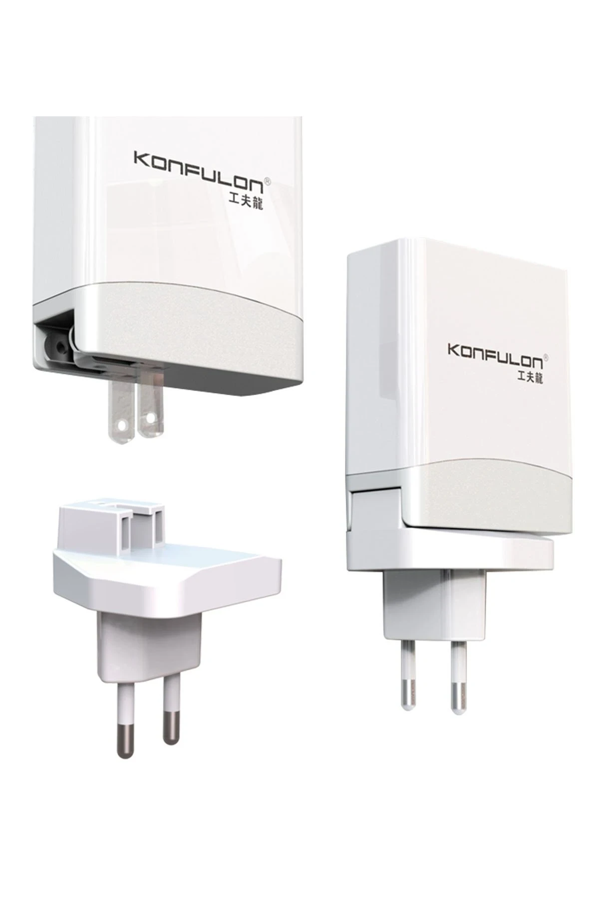 Konfulon C56Q 2 USB Type-C 3.0 Quick PD 30W Seyahat Şarj Cihazı — görsel 2
