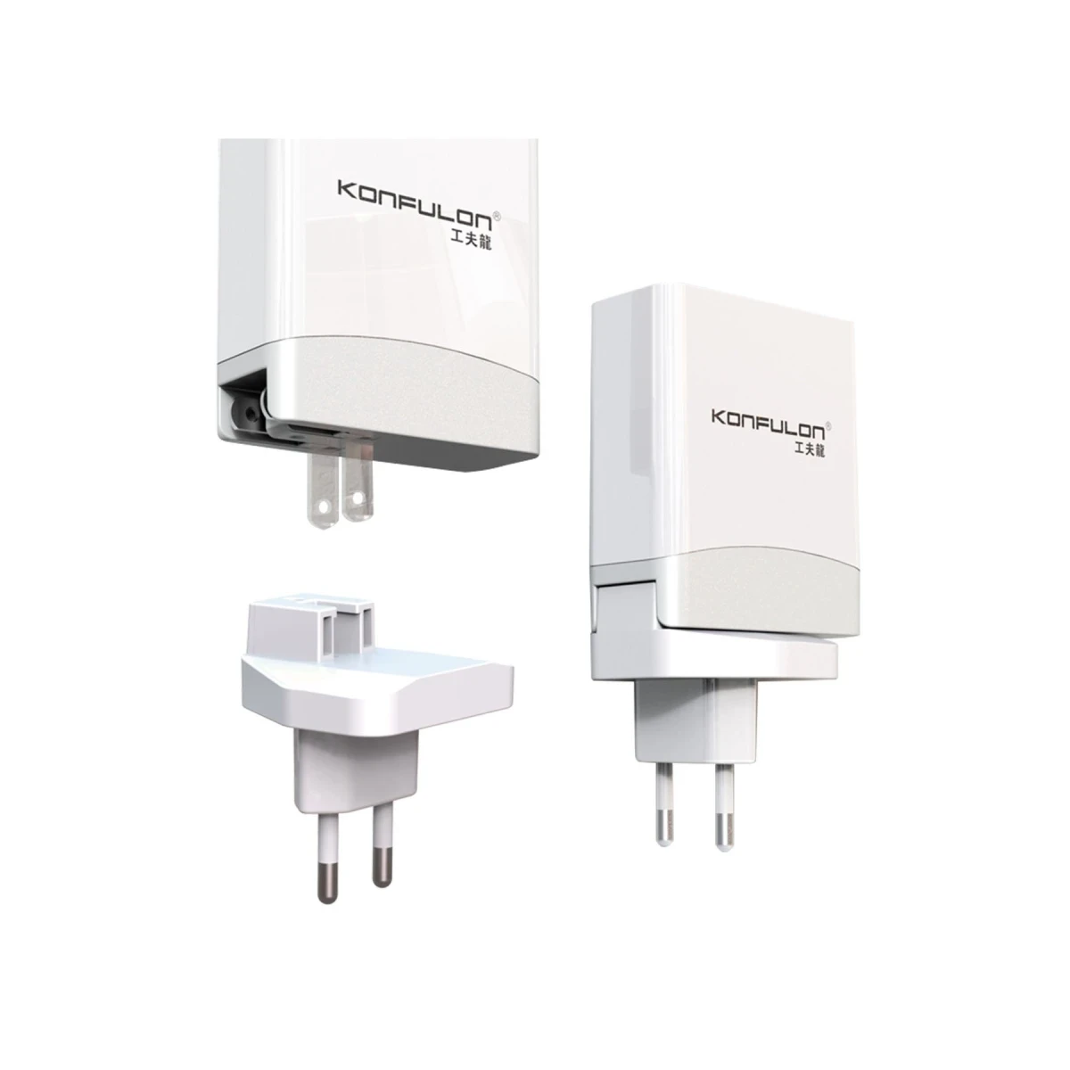 Konfulon C56Q 2 USB Type-C 3.0 Quick PD 30W Seyahat Şarj Cihazı — görsel 7