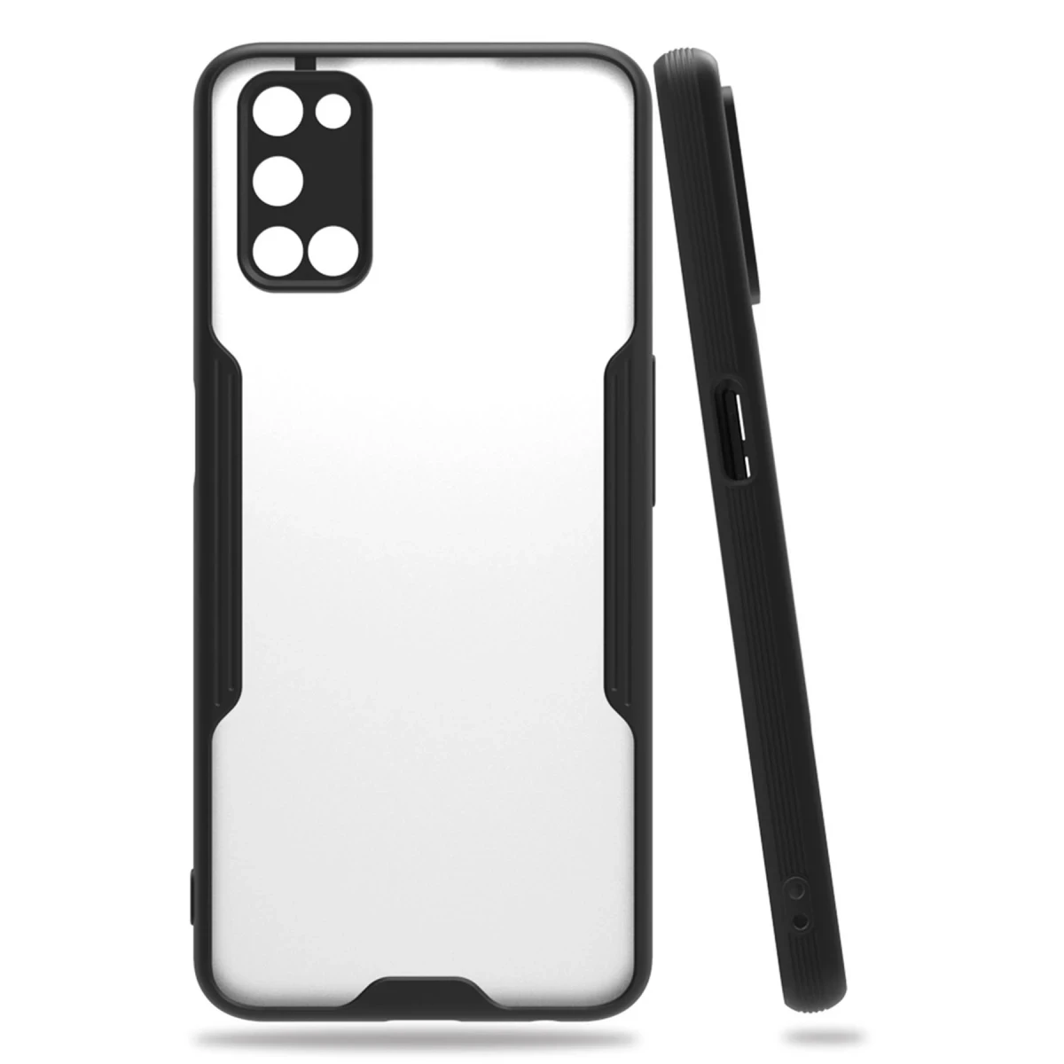 Newface Oppo A92 Kılıf Platin Silikon - Siyah — görsel 2