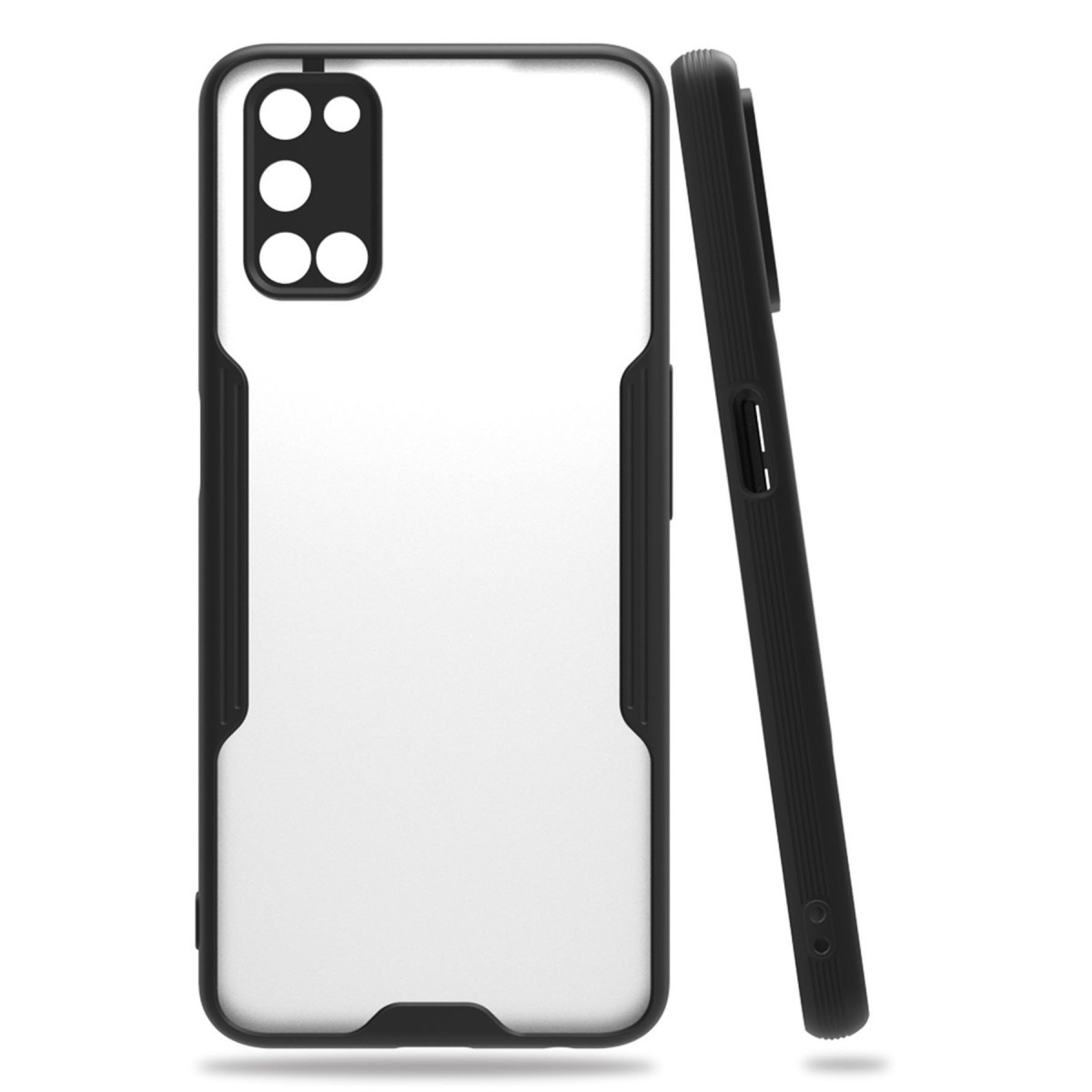 Newface Oppo A92 Kılıf Platin Silikon - Siyah — görsel 3