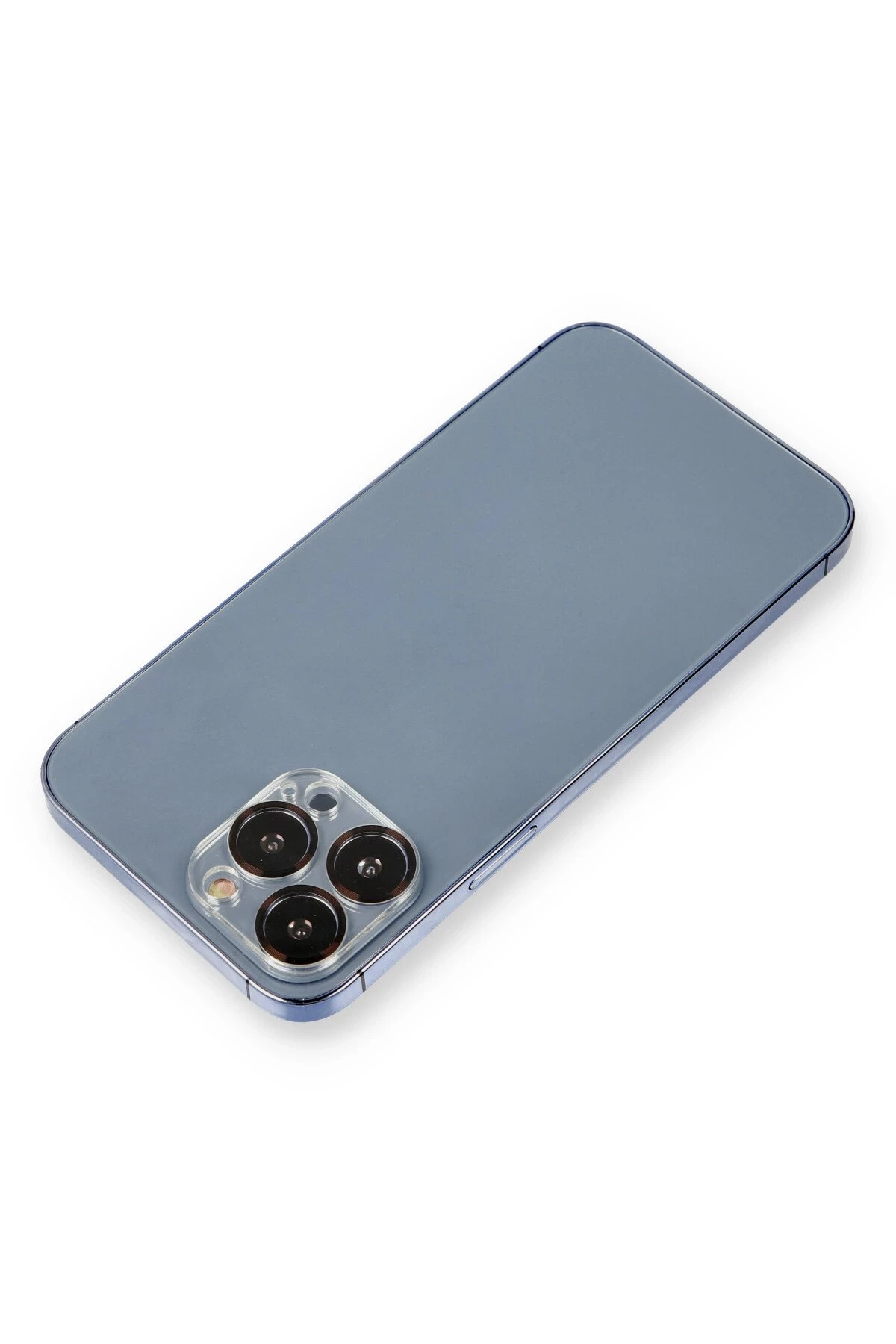 Newface Apple iPhone 14 Pro Max Metal Kamera Lens Koruma Cam - Siyah