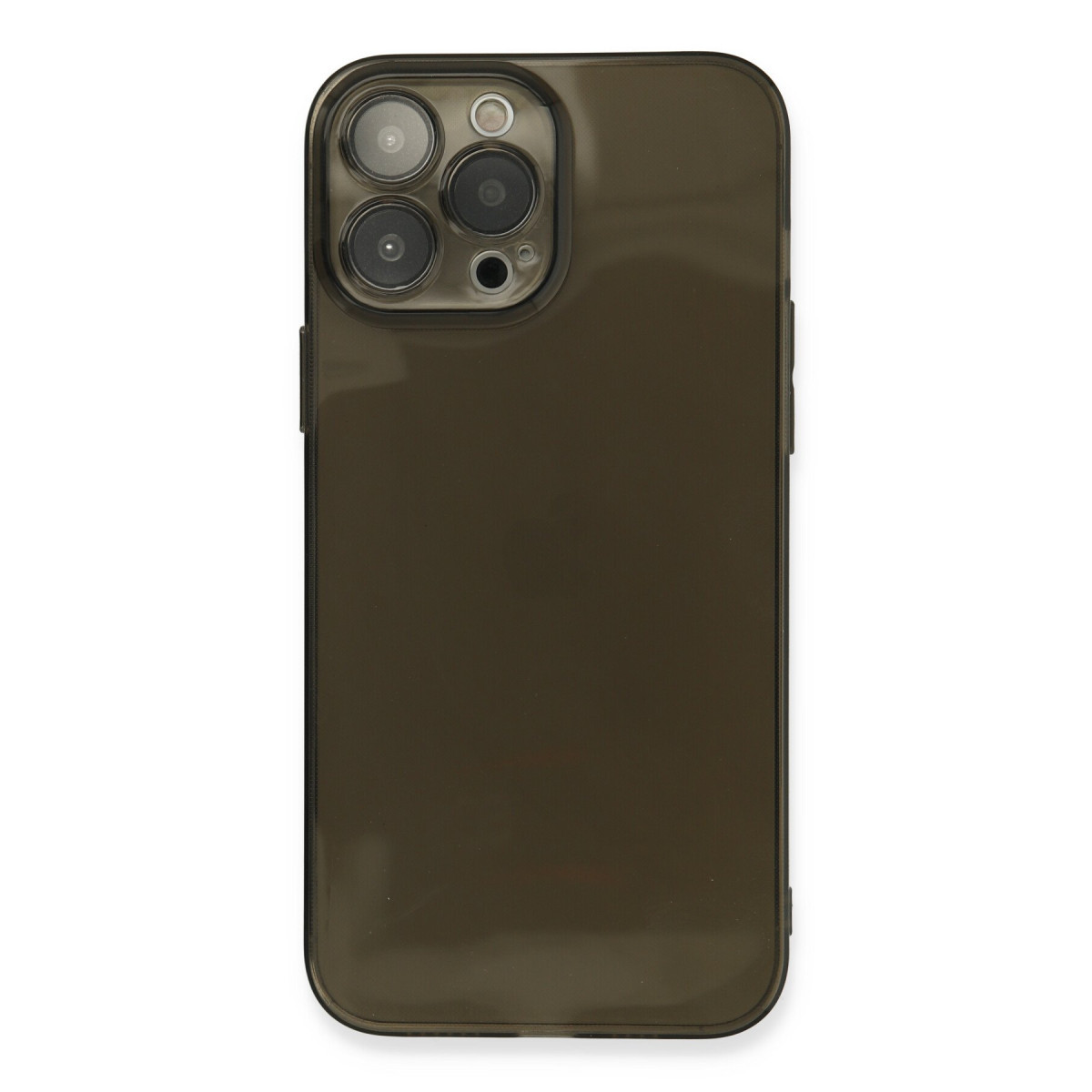 Newface Apple iPhone 13 Pro Max Kılıf Fly Lens Silikon - Siyah — görsel 7