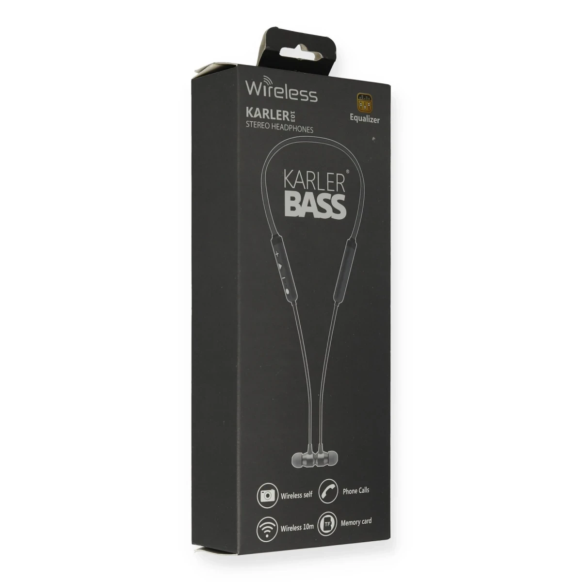 Karler Bass KR103 Kablosuz Kulaklık - Gri — görsel 5