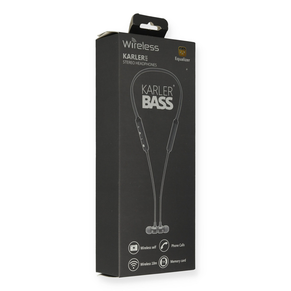 Karler Bass KR103 Kablosuz Kulaklık - Gri — görsel 9