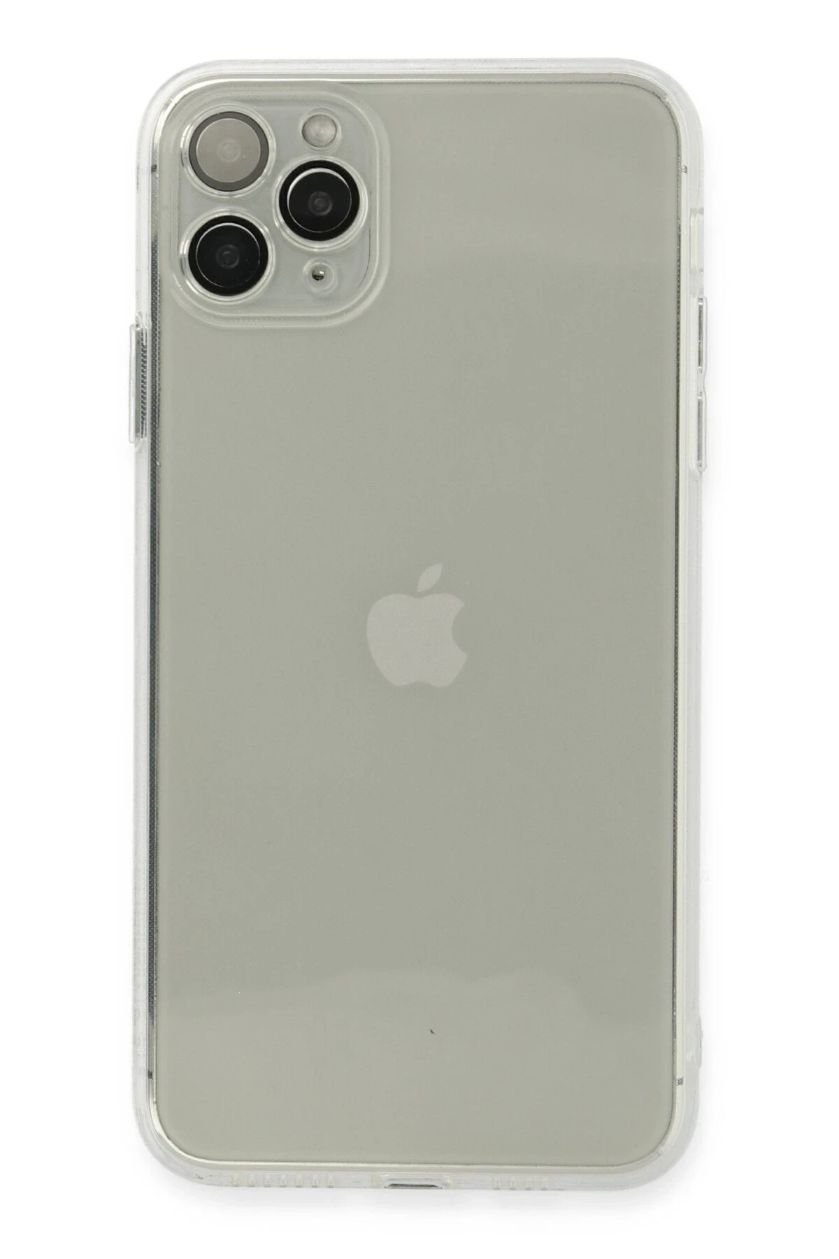 Newface iPhone 11 Pro Max Kılıf Fly Lens Silikon - Şeffaf