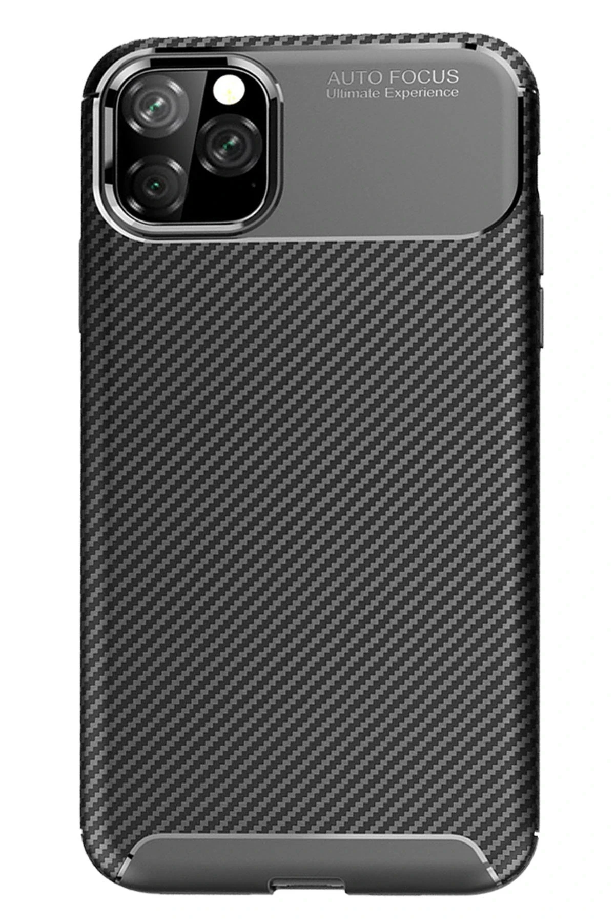Newface Apple iPhone 11 Pro Kılıf Auto Focus Karbon Kapak - Siyah — görsel 3