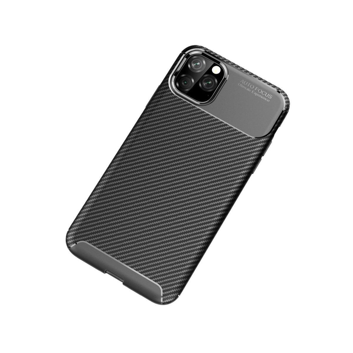Newface Apple iPhone 11 Pro Max Kılıf Auto Focus Karbon Kapak - Siyah — görsel 10