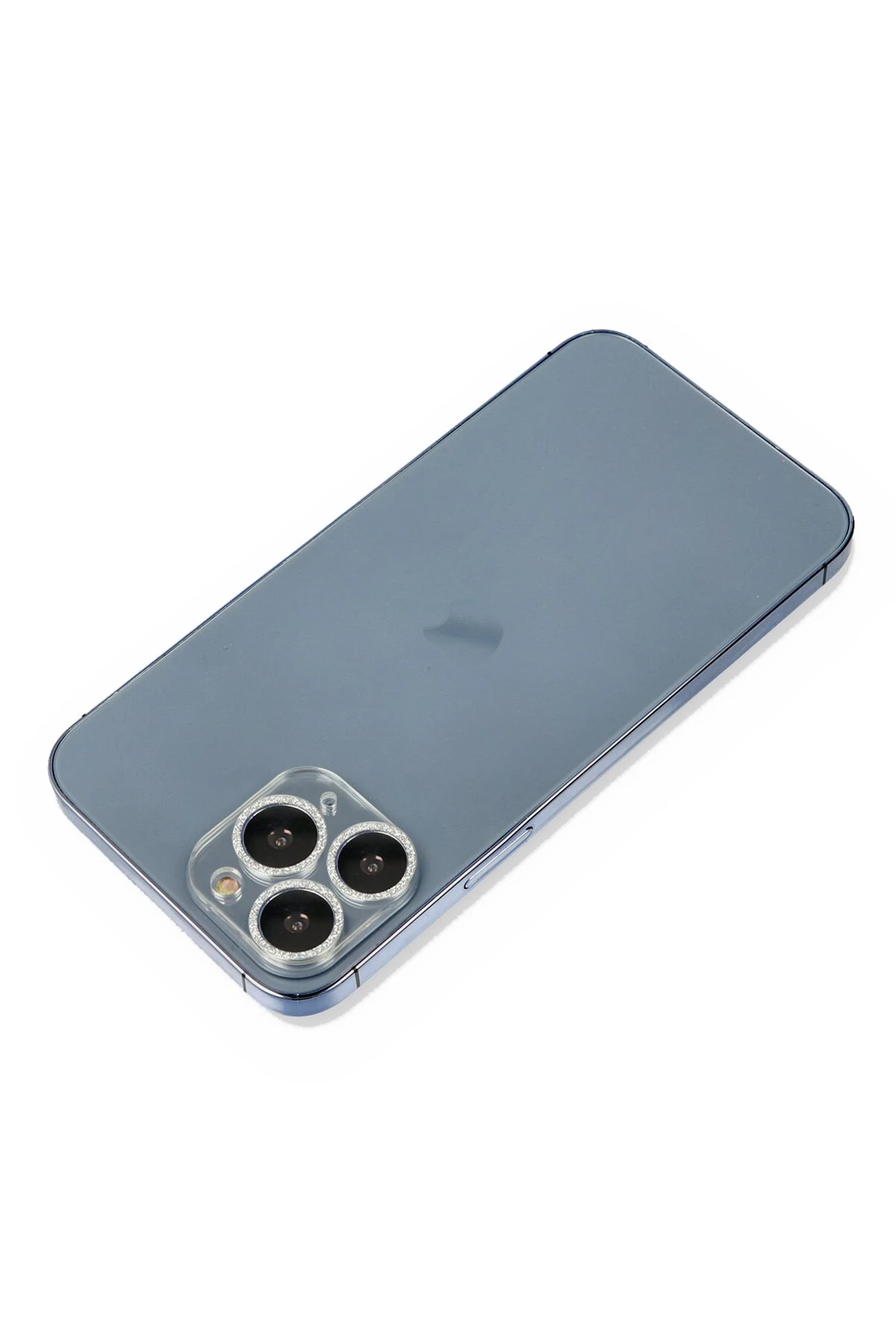 Newface iPhone 11 Pro Max Shine Kamera Lens Koruma Cam - Gümüş