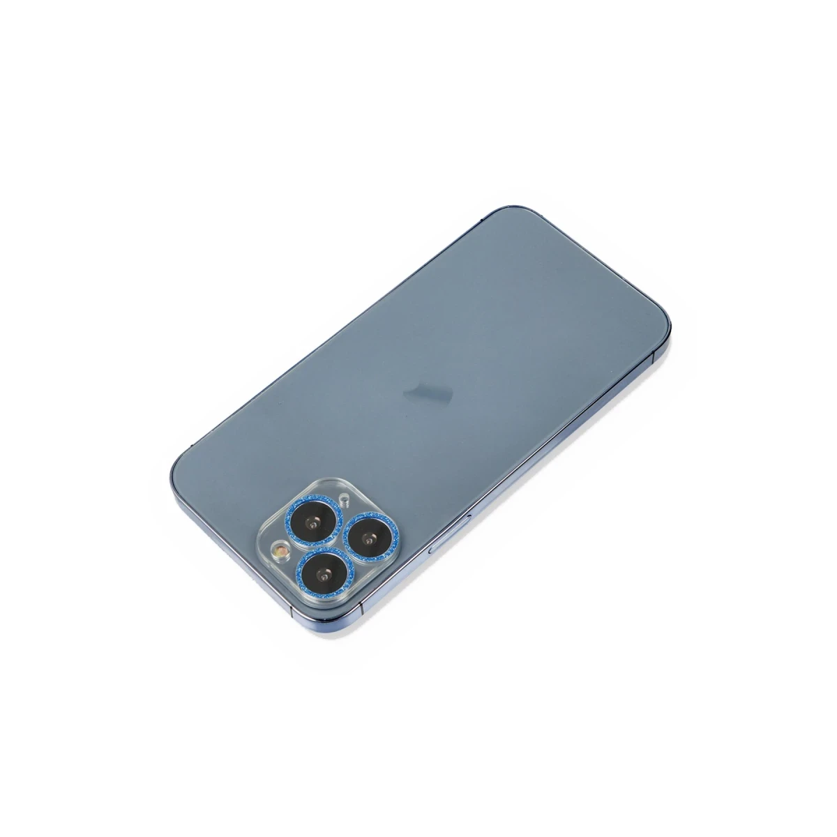 Newface Apple iPhone 11 Pro Max Shine Kamera Lens Koruma Cam - Mavi
