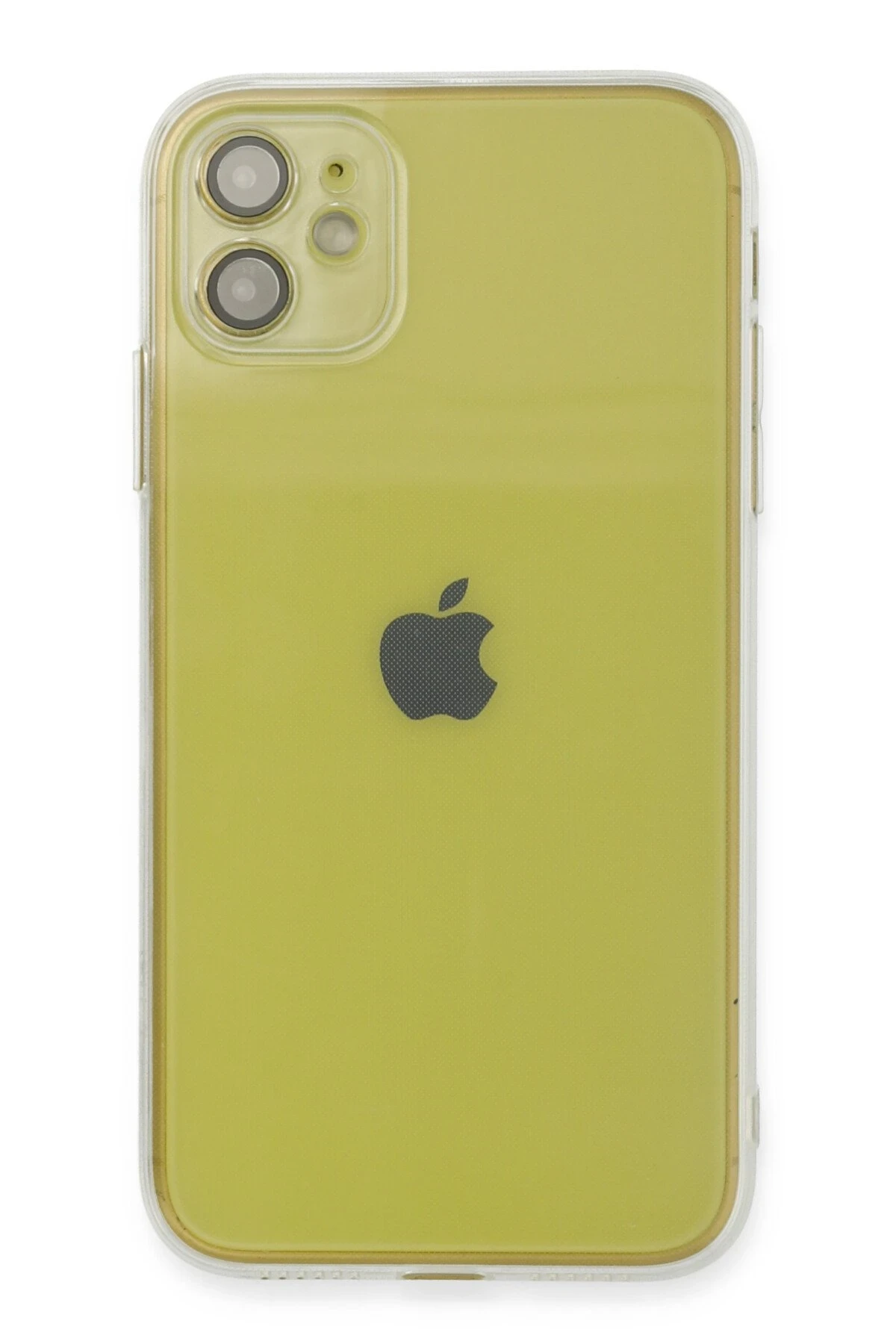Newface iPhone 12 Kılıf Fly Lens Silikon - Şeffaf
