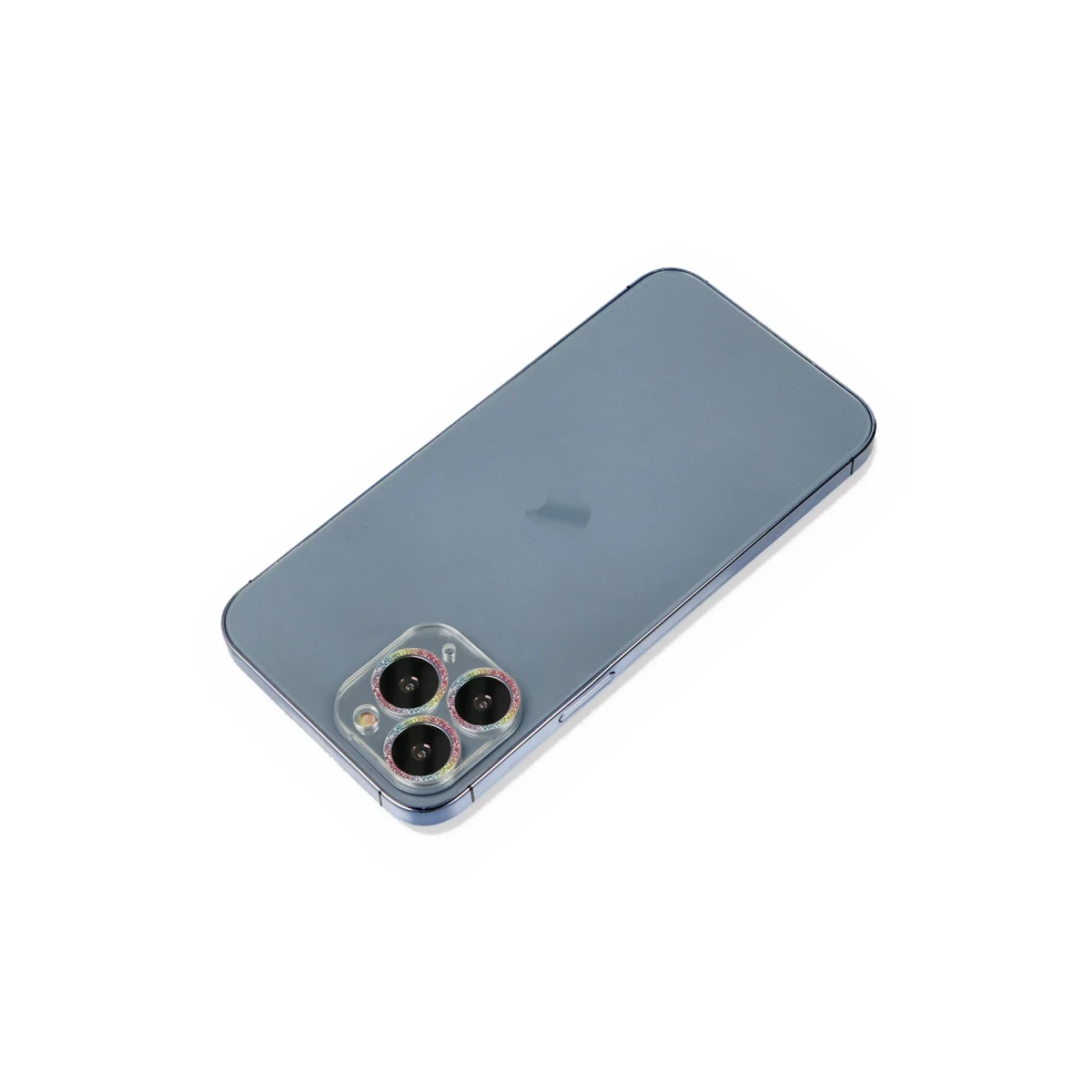 Newface Apple iPhone 11 Pro Max Shine Kamera Lens Koruma Cam - Rainbow