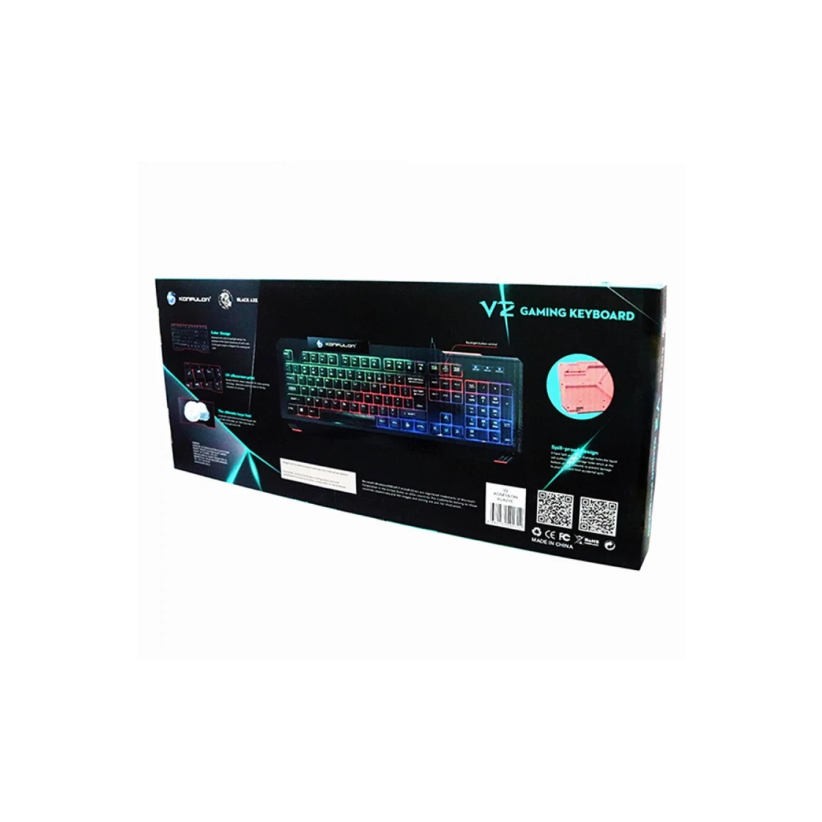Konfulon V2 RGB Işıklı Türkçe Q Kablolu Gaming Klavye — görsel 10
