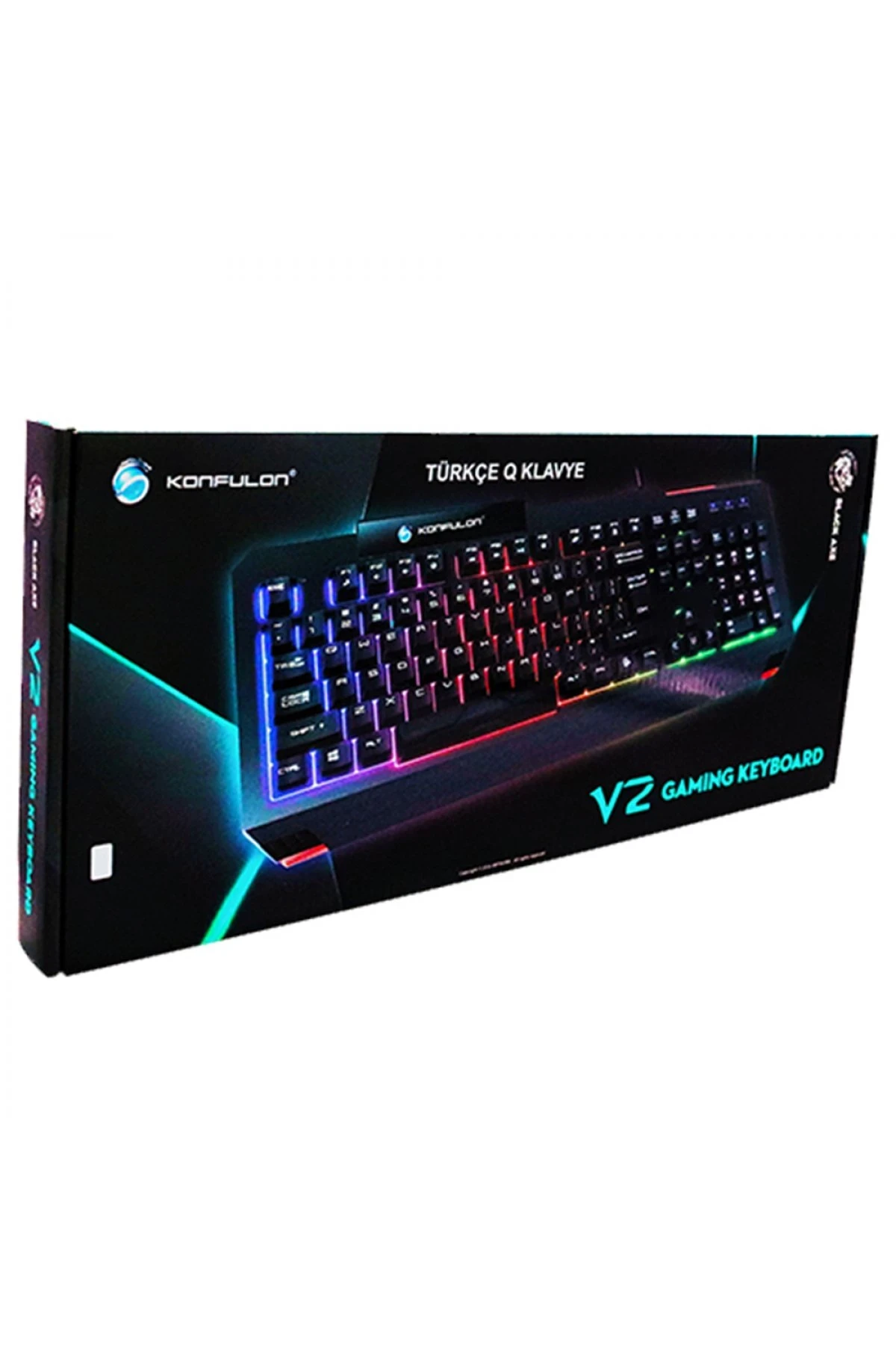 Konfulon V2 RGB Işıklı Türkçe Q Kablolu Gaming Klavye — görsel 5