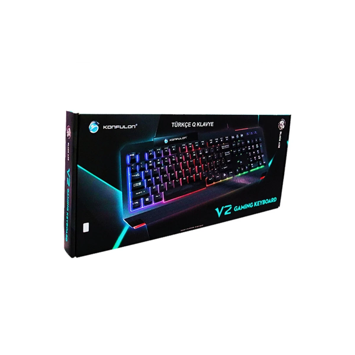 Konfulon V2 RGB Işıklı Türkçe Q Kablolu Gaming Klavye — görsel 11