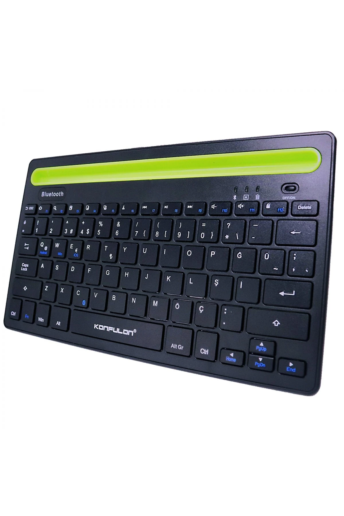 Konfulon V4 Bluetooth 5.0 Standlı Türkçe Q Klavye — görsel 3