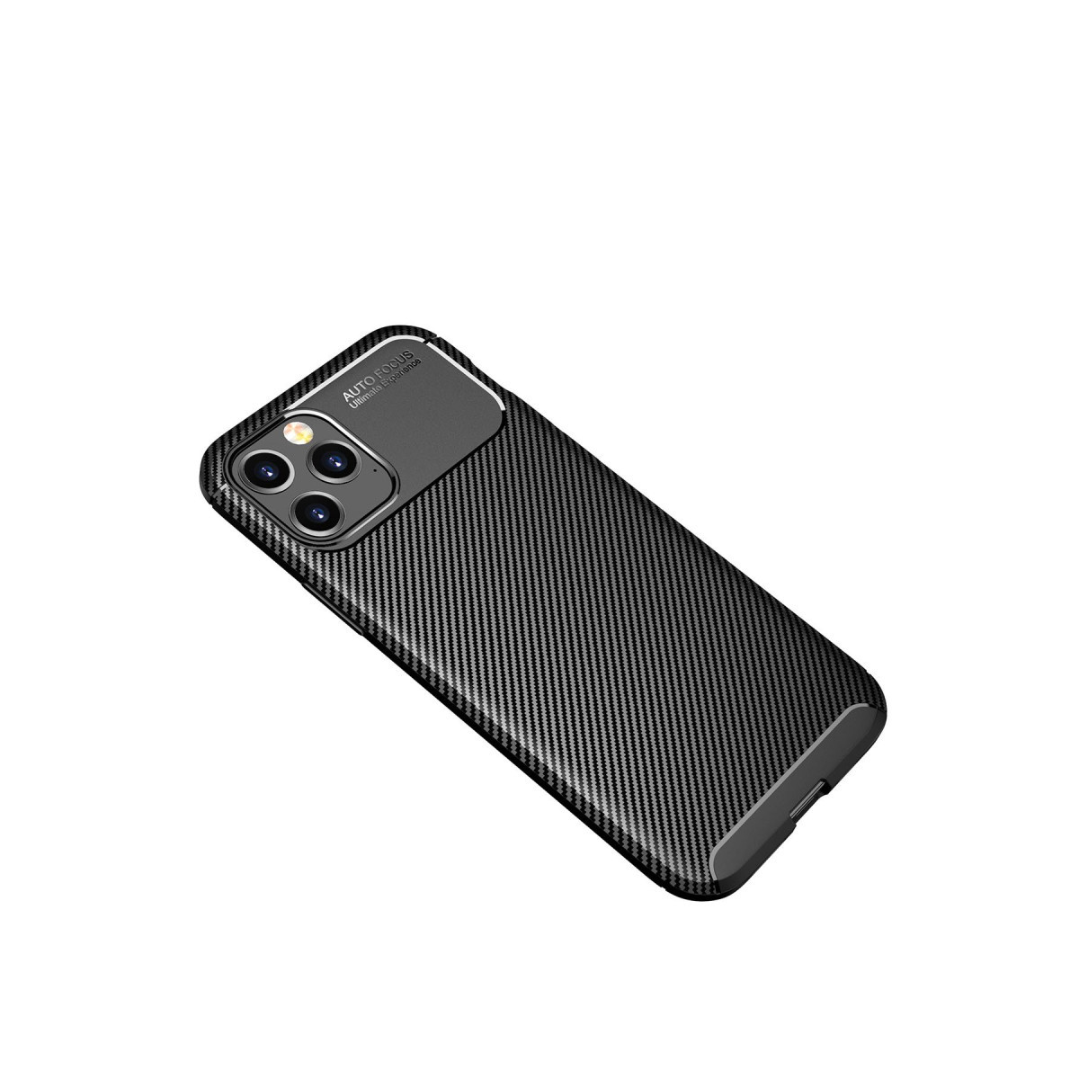 Newface Apple iPhone 12 Pro Max Kılıf Auto Focus Karbon Kapak - Siyah — görsel 8