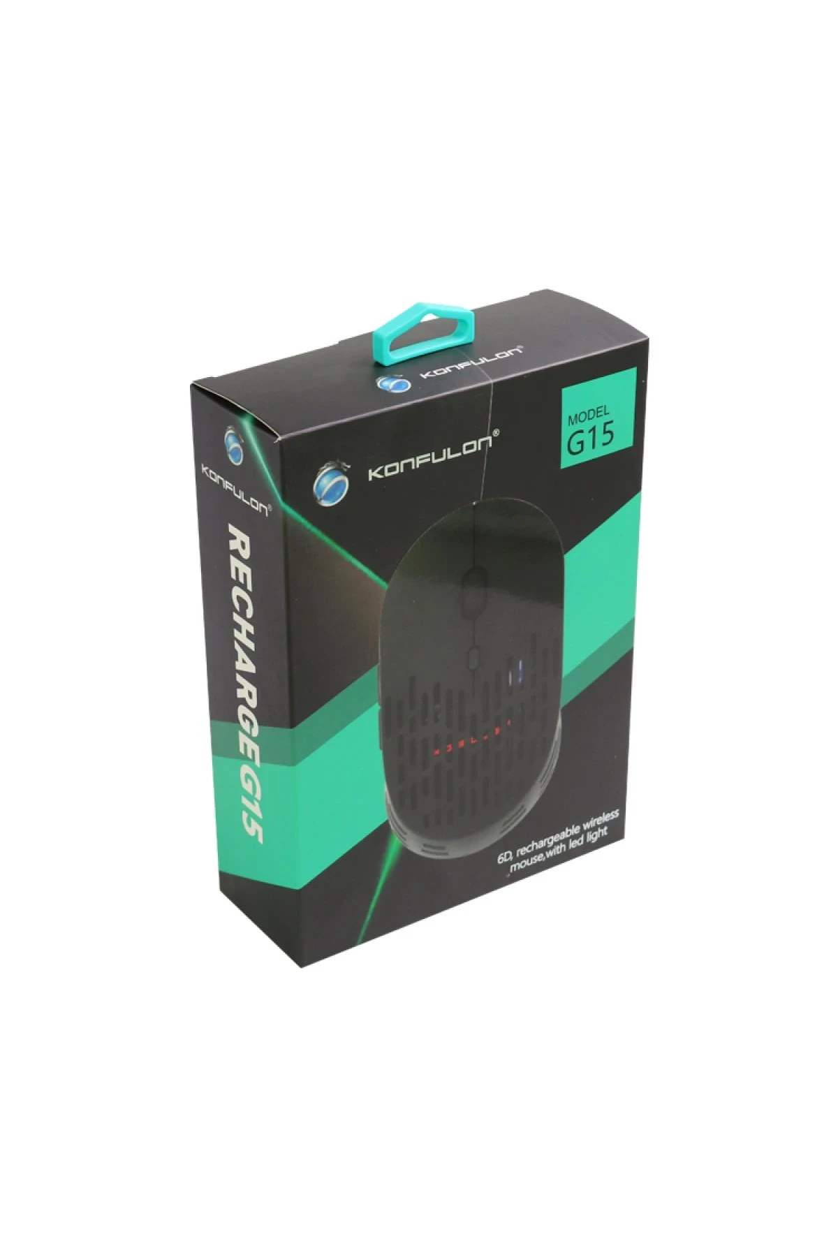 Konfulon G15 RGB Işıklı Şarjlı 4800 DPI Kablosuz Mouse — görsel 4