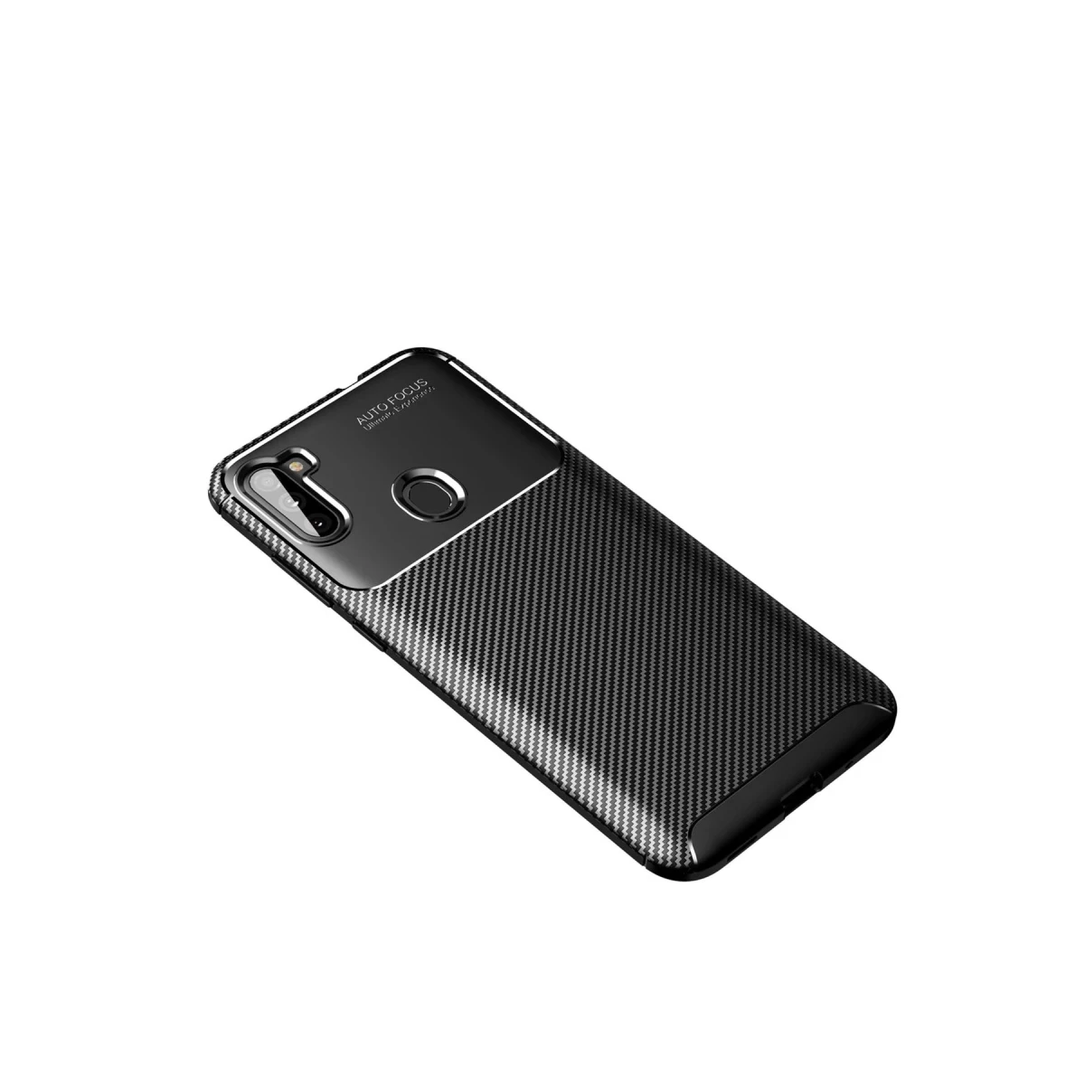 Newface Samsung Galaxy A11 Kılıf Auto Focus Karbon Kapak - Siyah — görsel 2