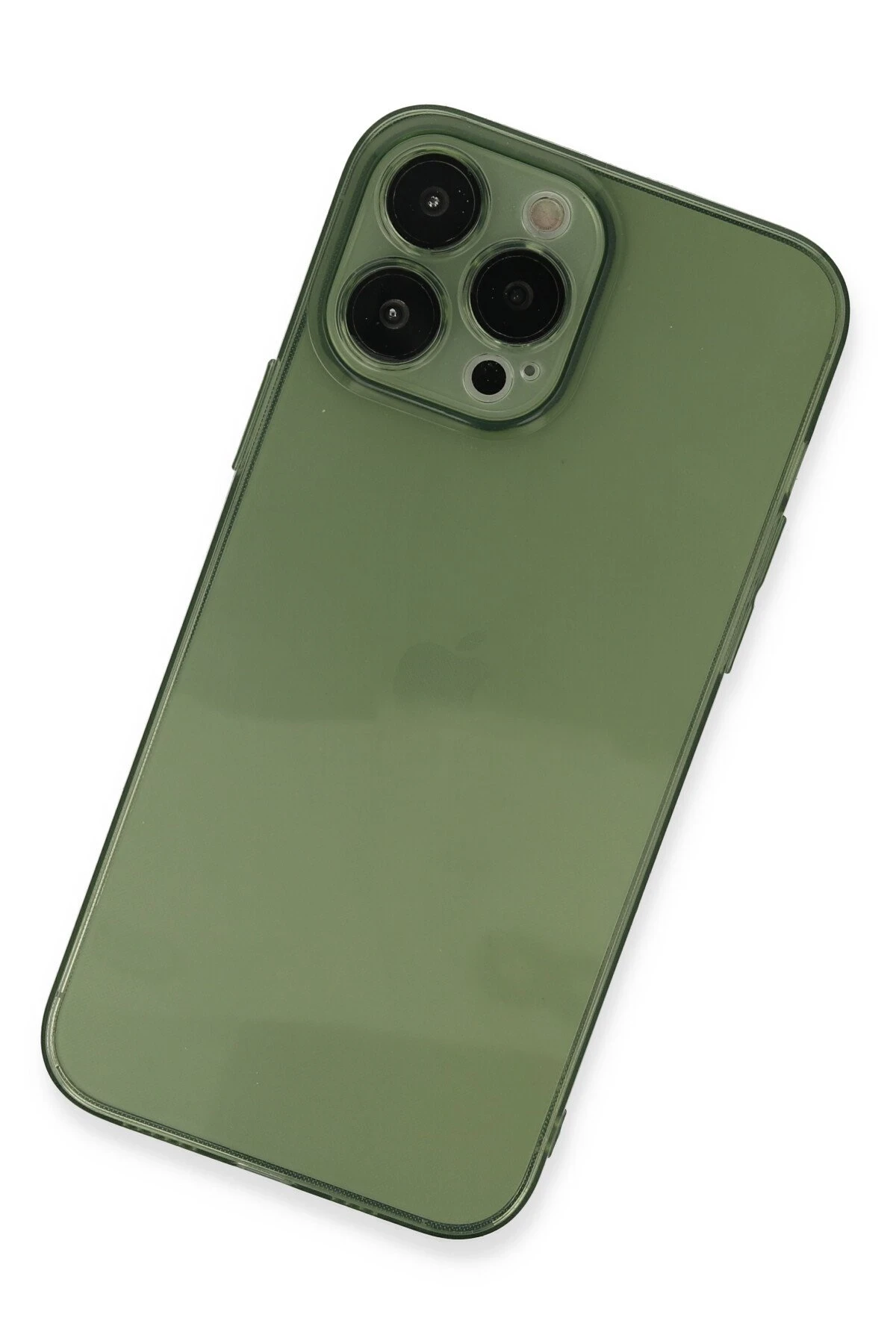 Newface iPhone 13 Pro Kılıf Fly Lens Silikon - Yeşil