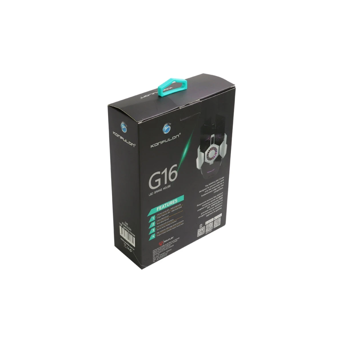 Konfulon G16 RGB Işıklı Kablolu Gamer Mouse — görsel 11