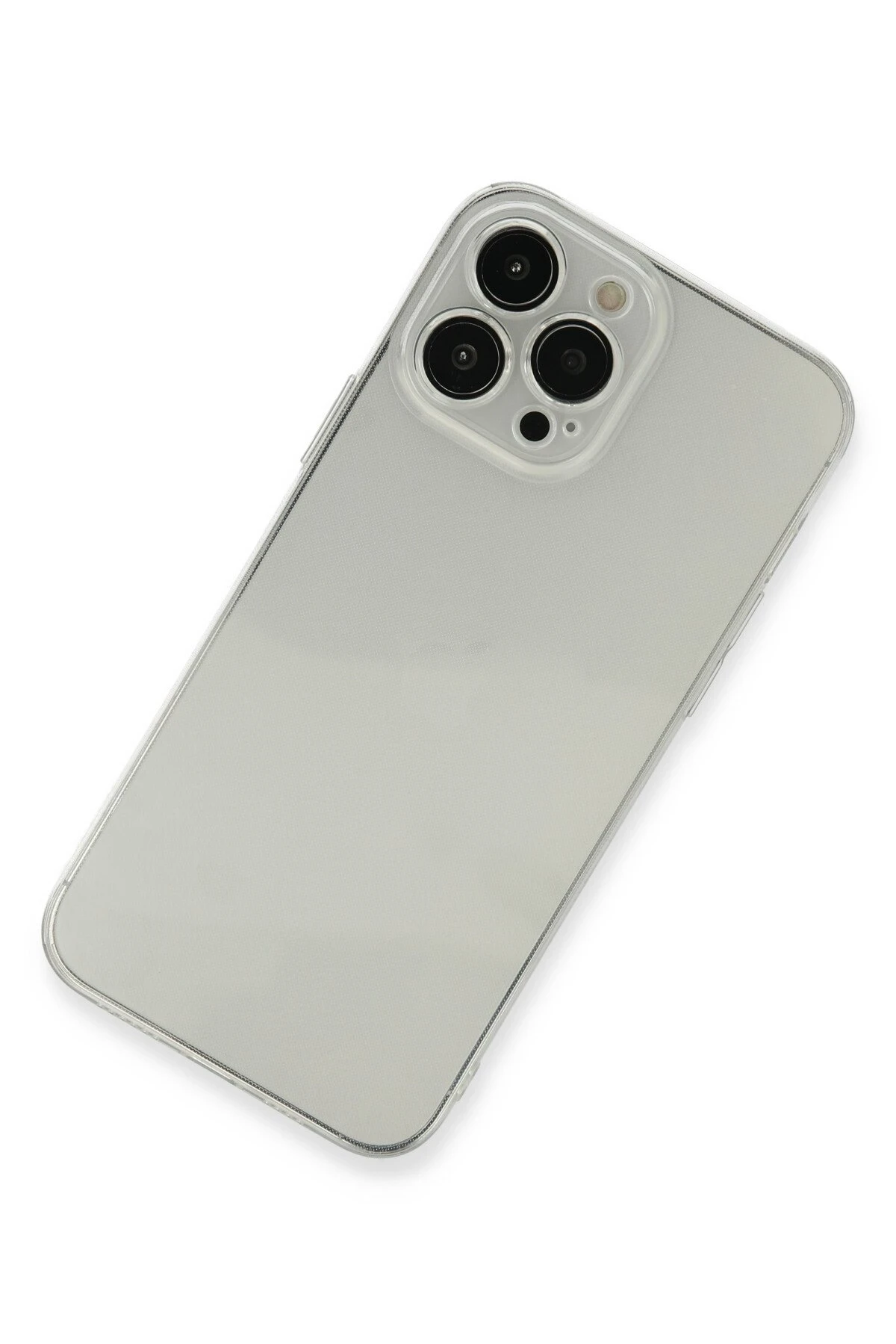 Newface iPhone 13 Pro Kılıf Fly Lens Silikon - Şeffaf