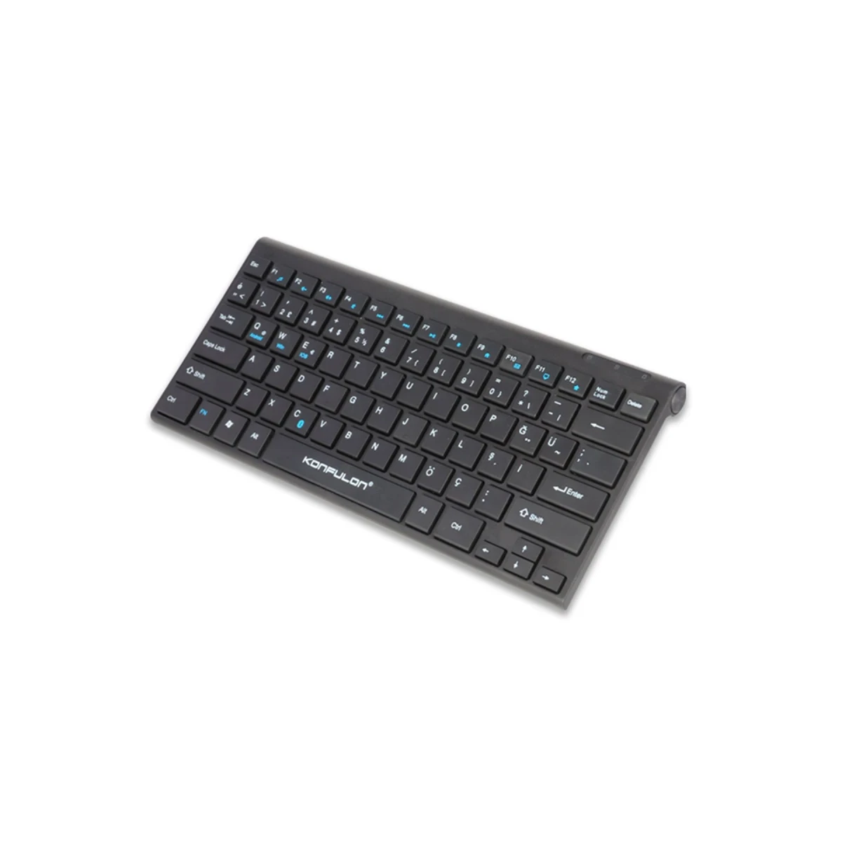 Konfulon V6 Bluetooth 5.0 Standlı Türkçe Q Klavye - Siyah — görsel 7