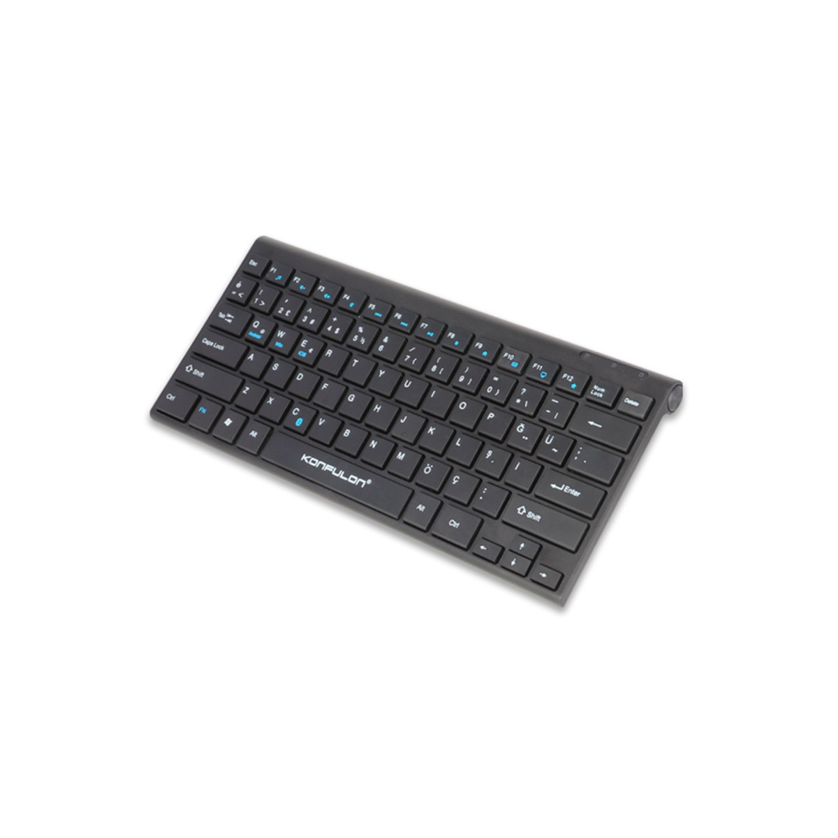 Konfulon V6 Bluetooth 5.0 Standlı Türkçe Q Klavye - Siyah — görsel 11