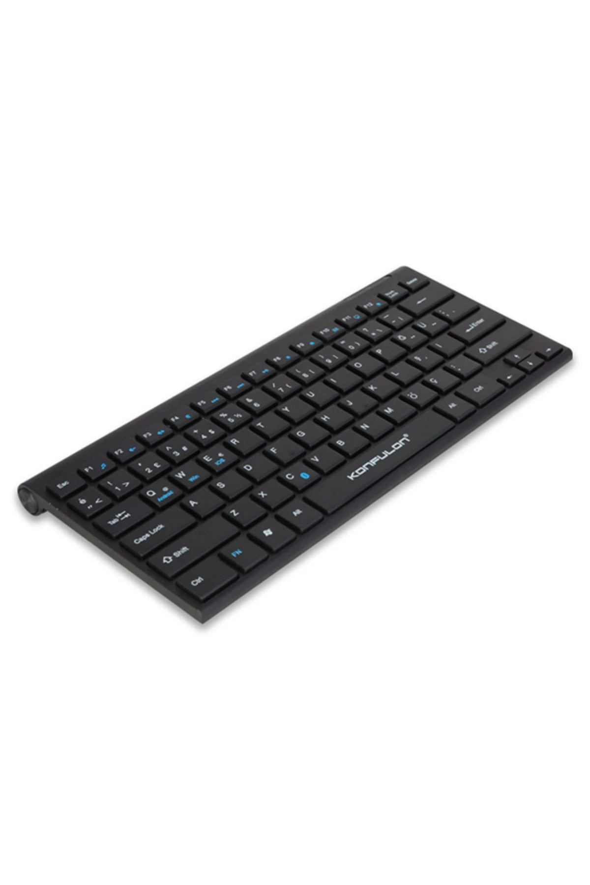 Konfulon V6 Bluetooth 5.0 Standlı Türkçe Q Klavye - Siyah — görsel 4