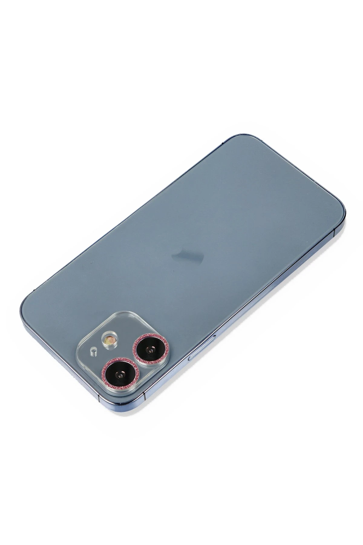 Newface iPhone 12 Mini Shine Kamera Lens Koruma Cam - Pembe