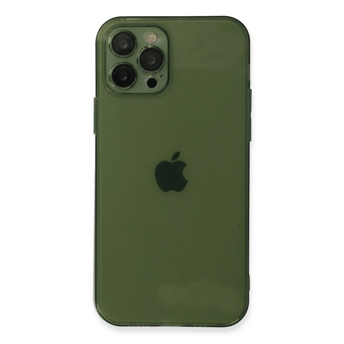 Newface Apple iPhone 12 Pro Max Kılıf Fly Lens Silikon - Yeşil — görsel 4