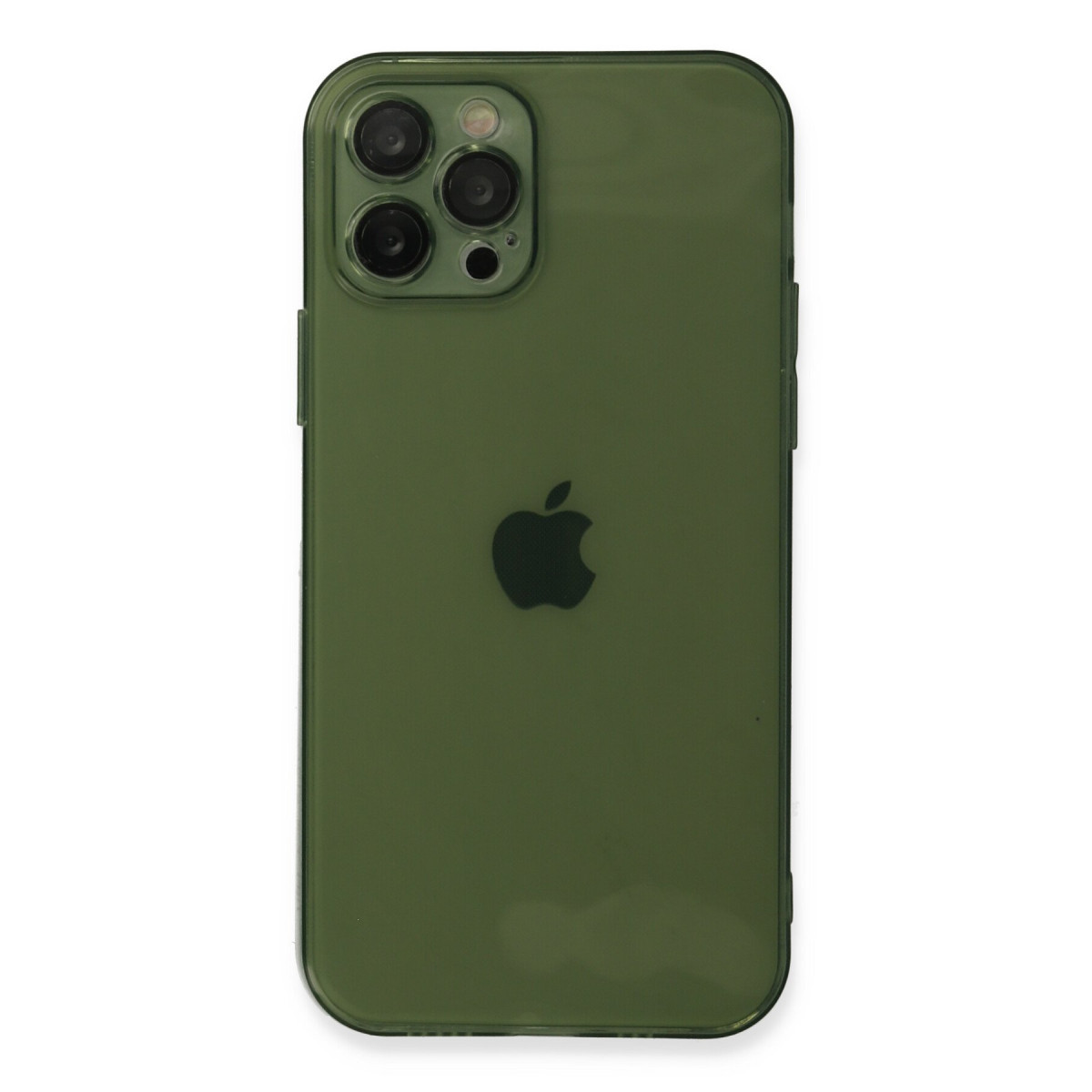 Newface Apple iPhone 12 Pro Max Kılıf Fly Lens Silikon - Yeşil — görsel 7