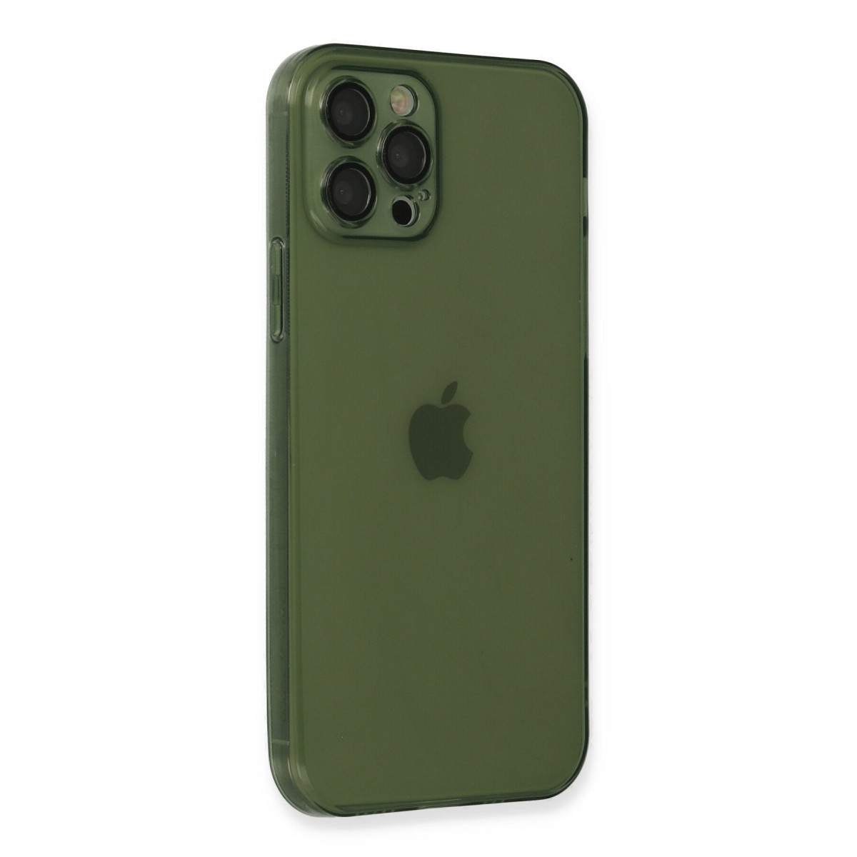 Newface Apple iPhone 12 Pro Max Kılıf Fly Lens Silikon - Yeşil — görsel 8