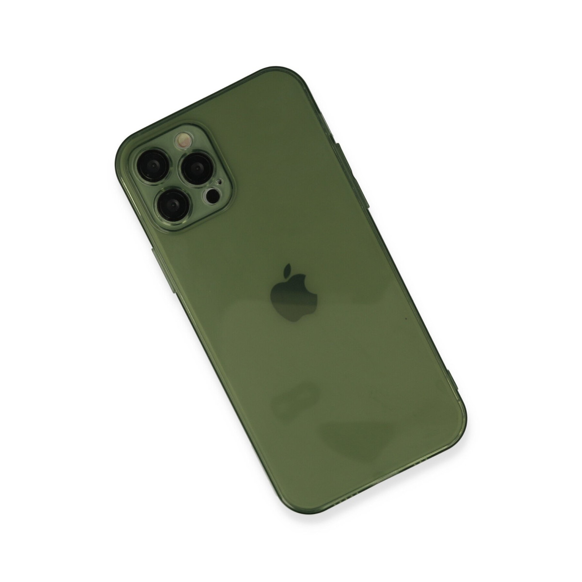 Newface Apple iPhone 12 Pro Max Kılıf Fly Lens Silikon - Yeşil — görsel 9