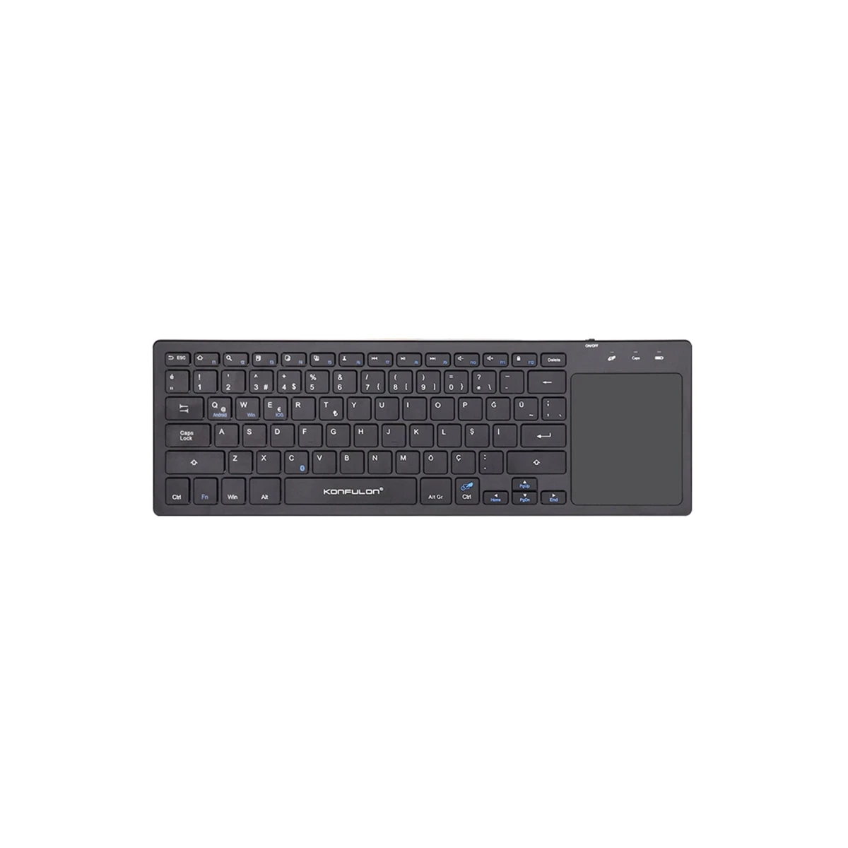 Konfulon V7 Bluetooth 5.0 Standlı Türkçe Q Klavye — görsel 6