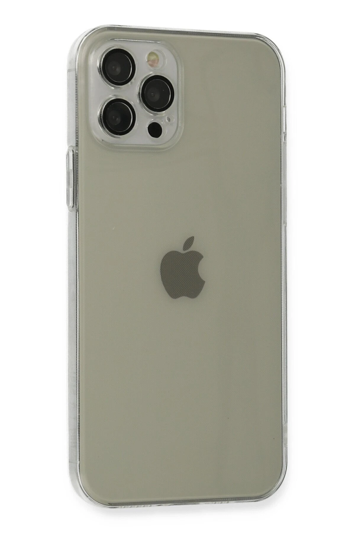 Newface iPhone 12 Pro Max Kılıf Fly Lens Silikon - Şeffaf