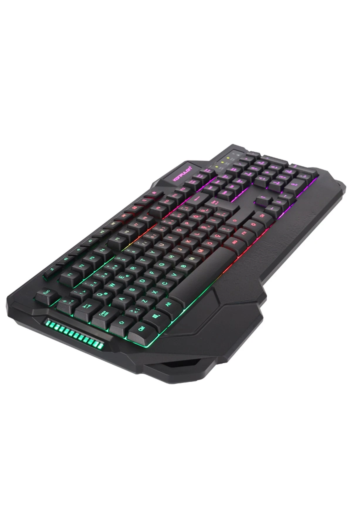 Konfulon MK80 RGB Işıklı Türkçe Q Kablolu Mekanik Hisli Klavye — görsel 3