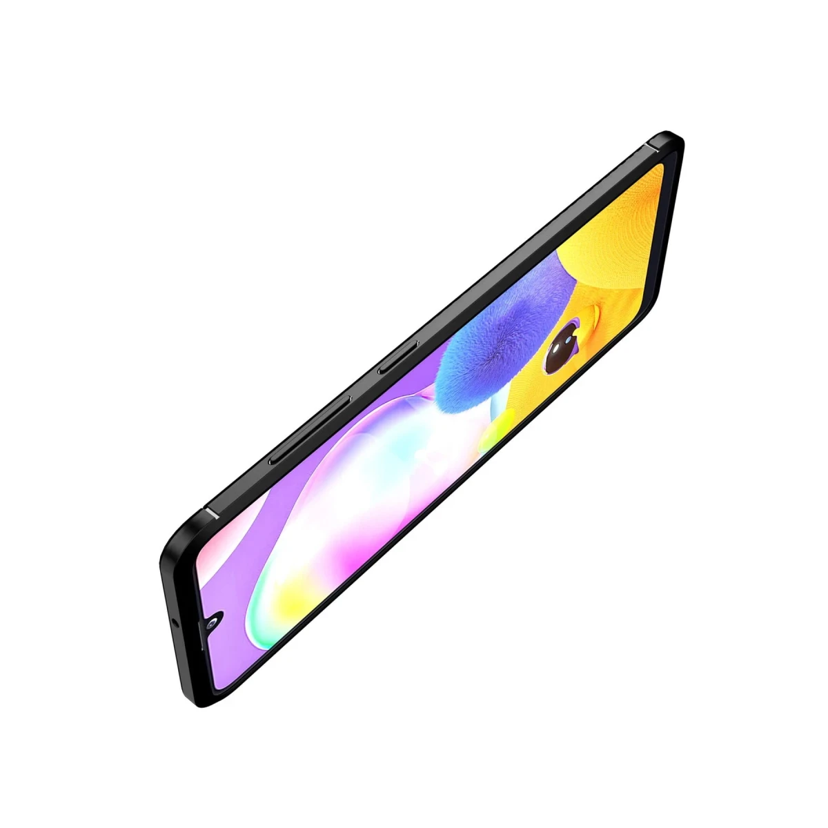 Newface Samsung Galaxy A31 Kılıf Auto Focus Karbon Kapak - Siyah — görsel 6