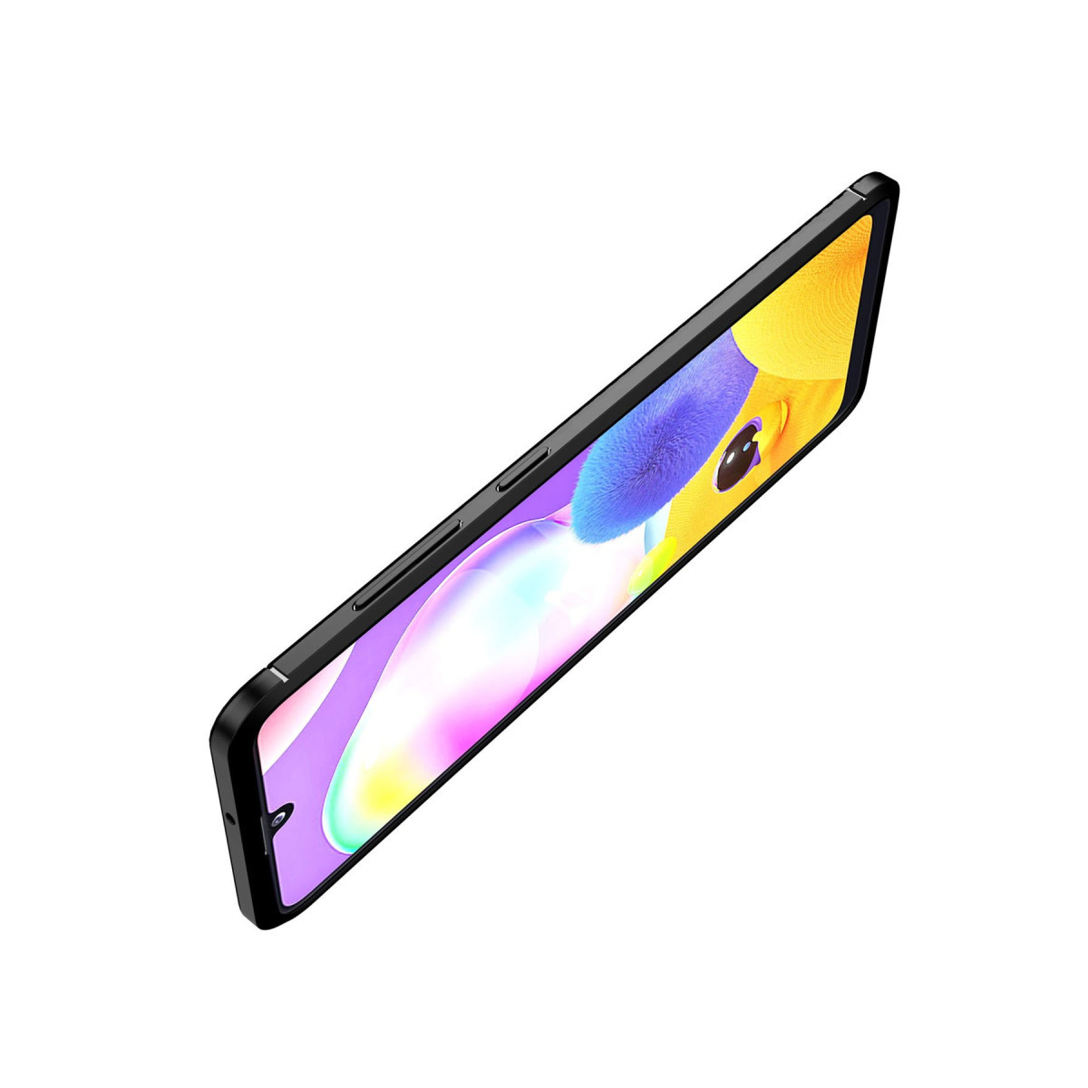 Newface Samsung Galaxy A31 Kılıf Auto Focus Karbon Kapak - Siyah — görsel 9