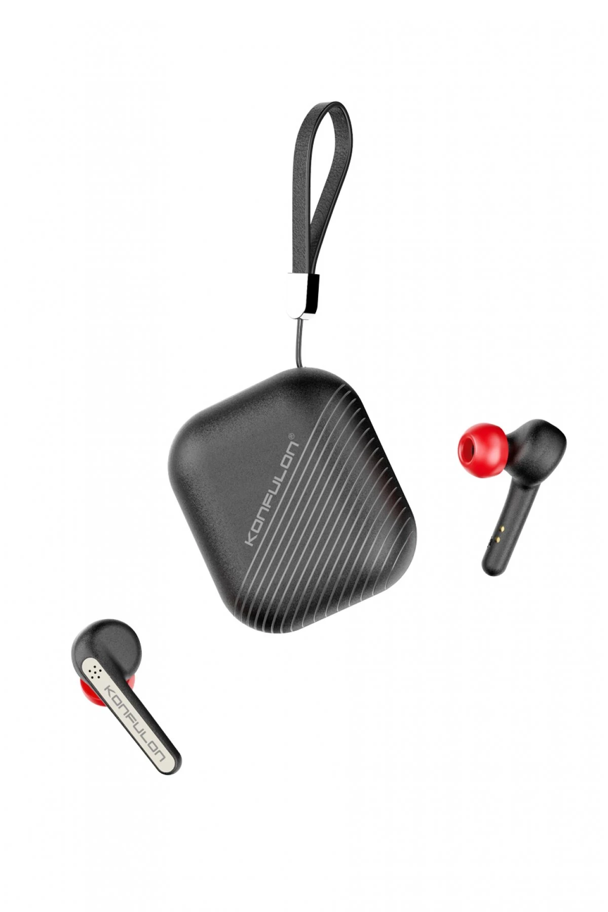 Konfulon BTS09 Kablosuz Airpods Kulaklık - Siyah