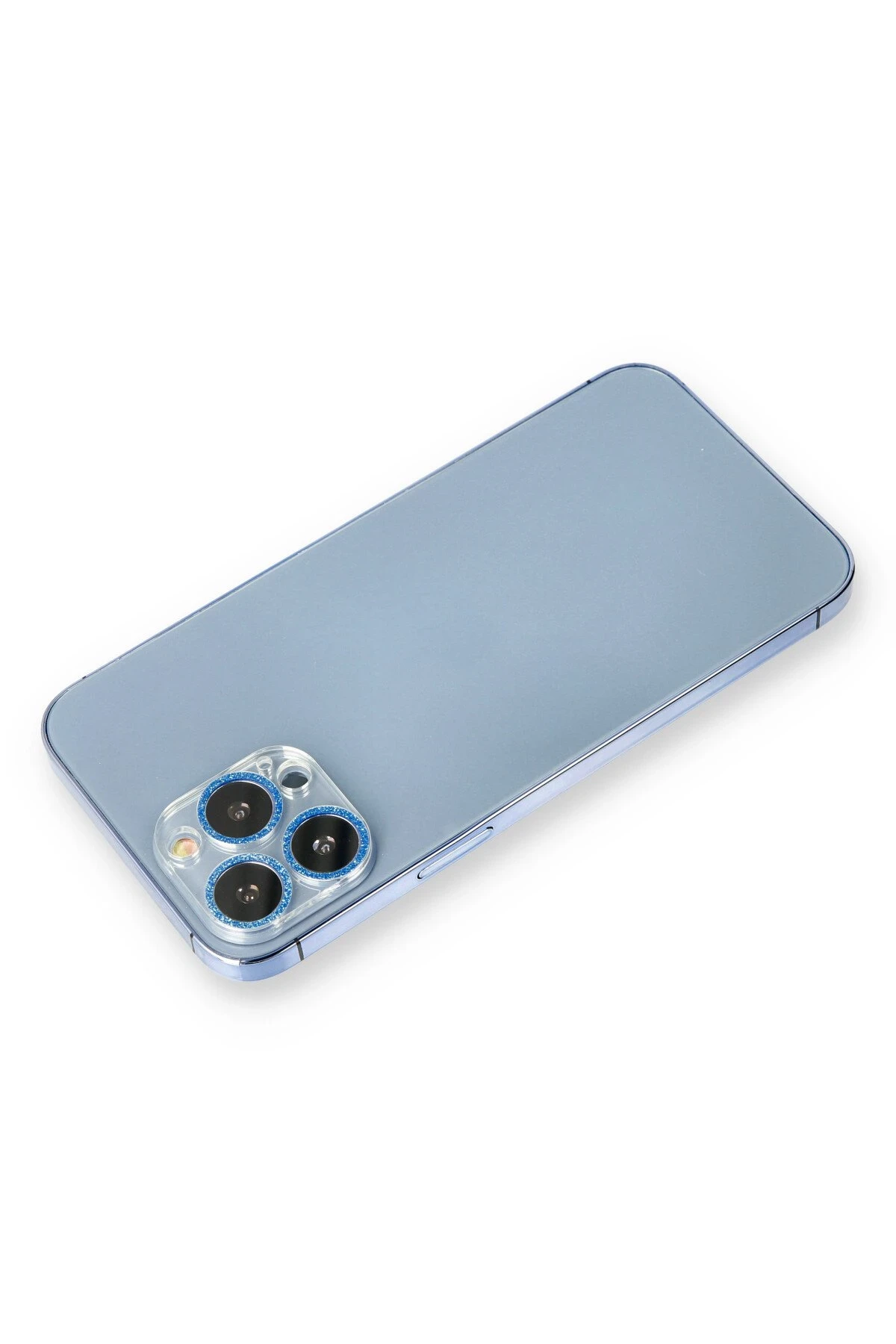 Newface iPhone 12 Pro Max Shine Kamera Lens Koruma Cam - Mavi