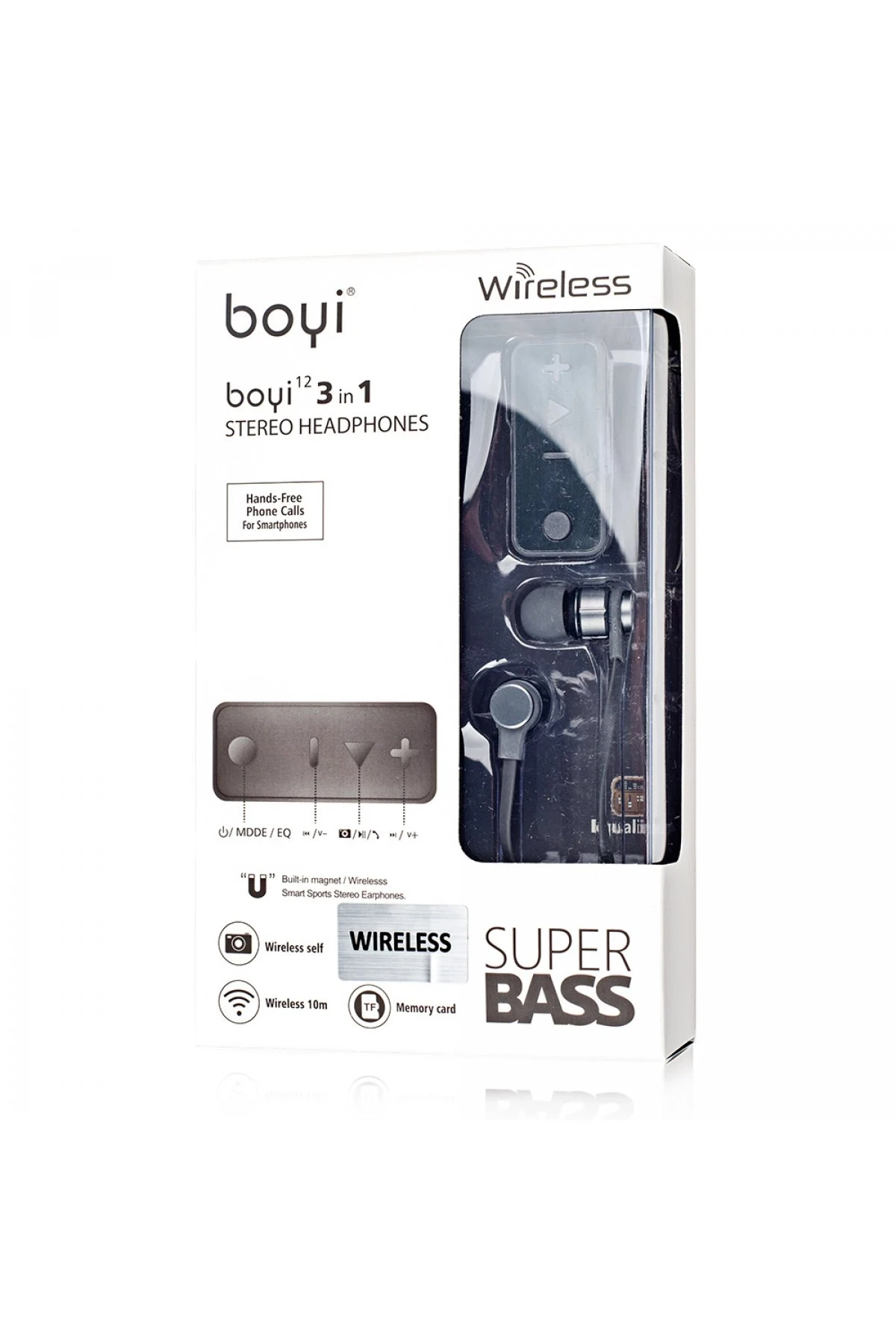 Karler Bass Boyi12 Kablosuz Kulaklık - Siyah