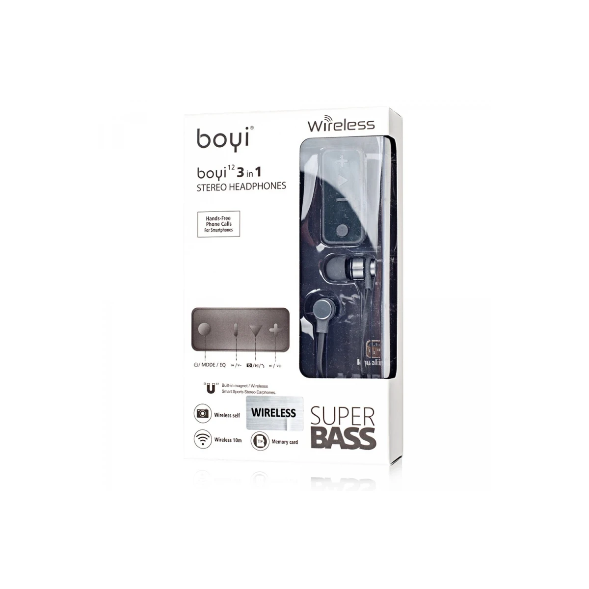 Karler Bass Boyi12 Kablosuz Kulaklık - Siyah — görsel 6