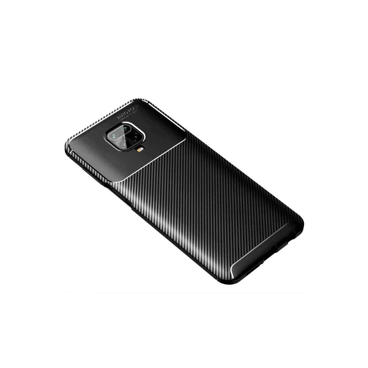 Newface Xiaomi Redmi Note 9 Pro Kılıf Auto Focus Karbon Kapak - Siyah — görsel 2