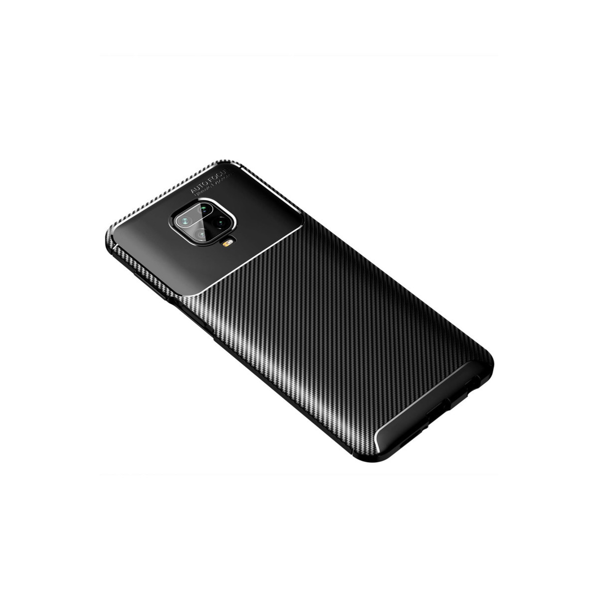 Newface Xiaomi Redmi Note 9 Pro Kılıf Auto Focus Karbon Kapak - Siyah — görsel 3